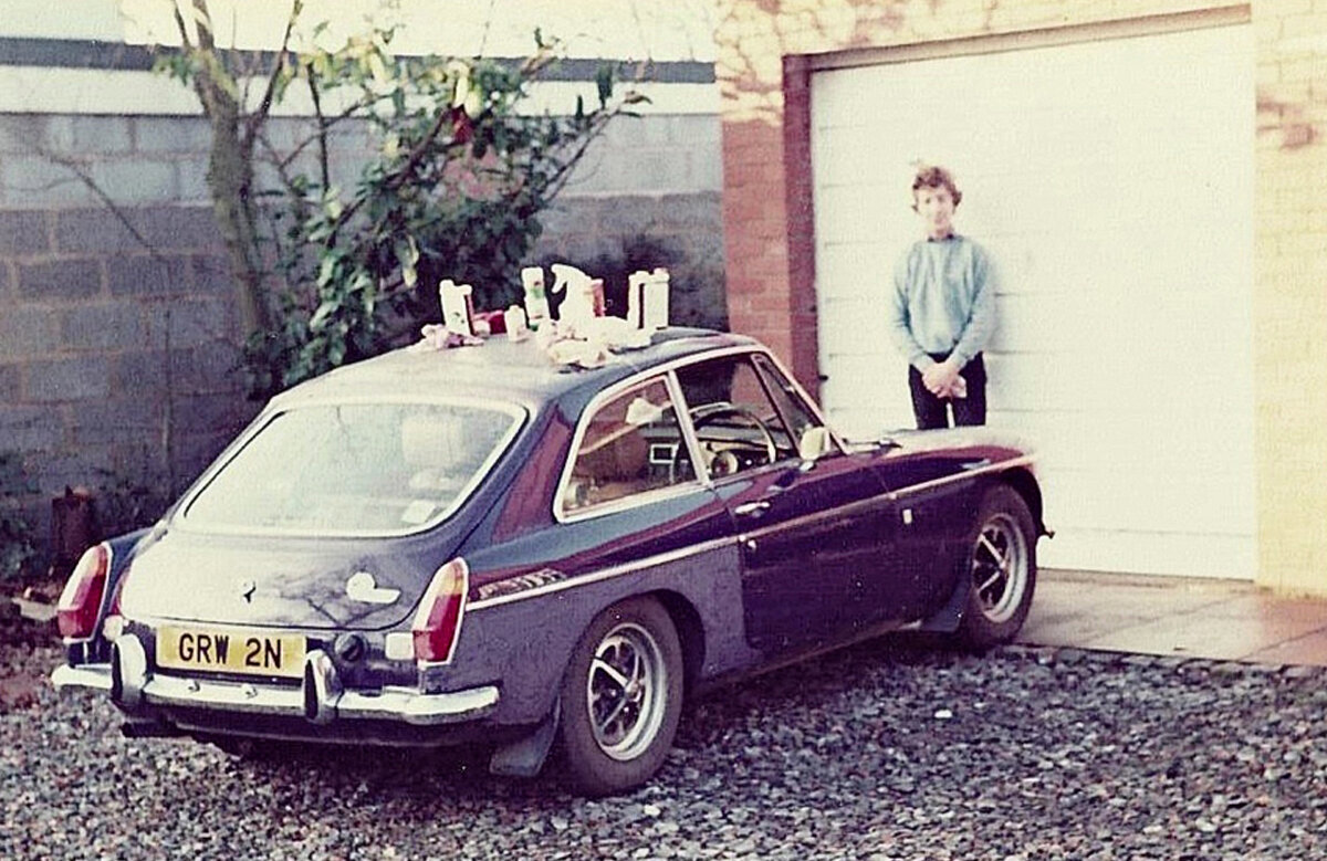 Jane’s brother, Mark, gets polishing in 1982