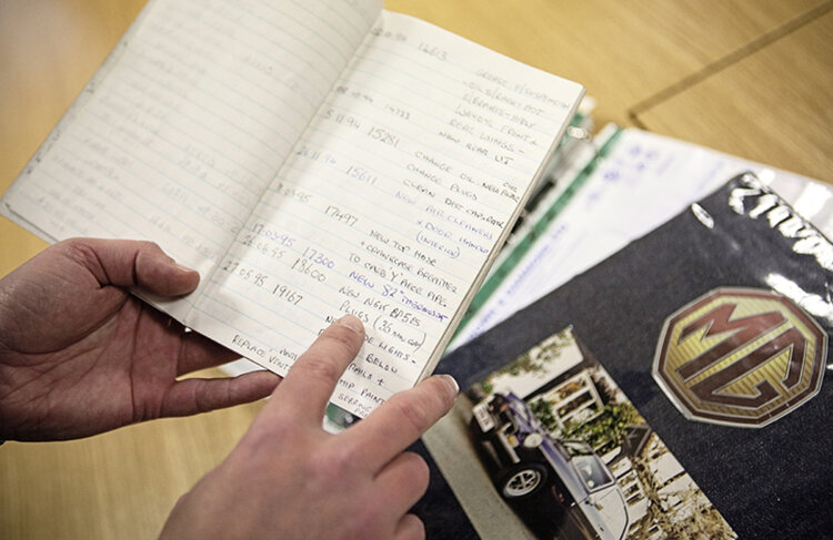 Notebooks chart the MGB’s rich history