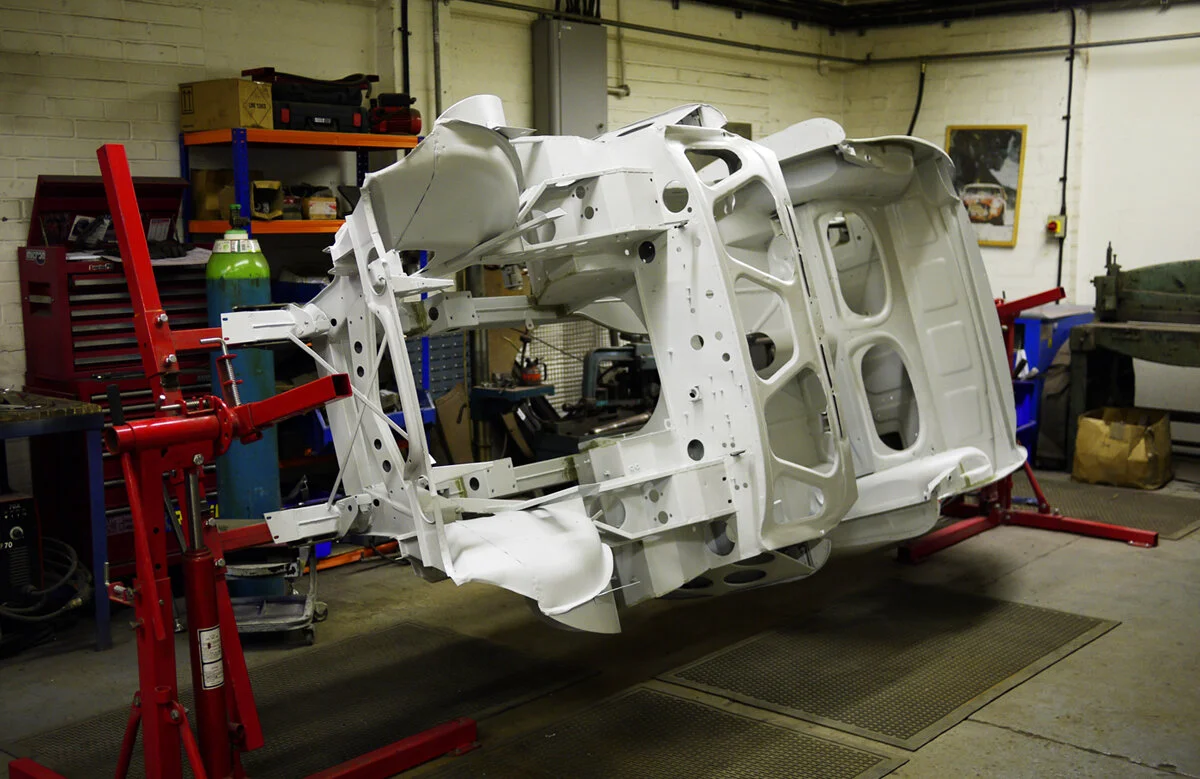 Bulkheads stayed welded to chassis throughout to ensure perfect alignment