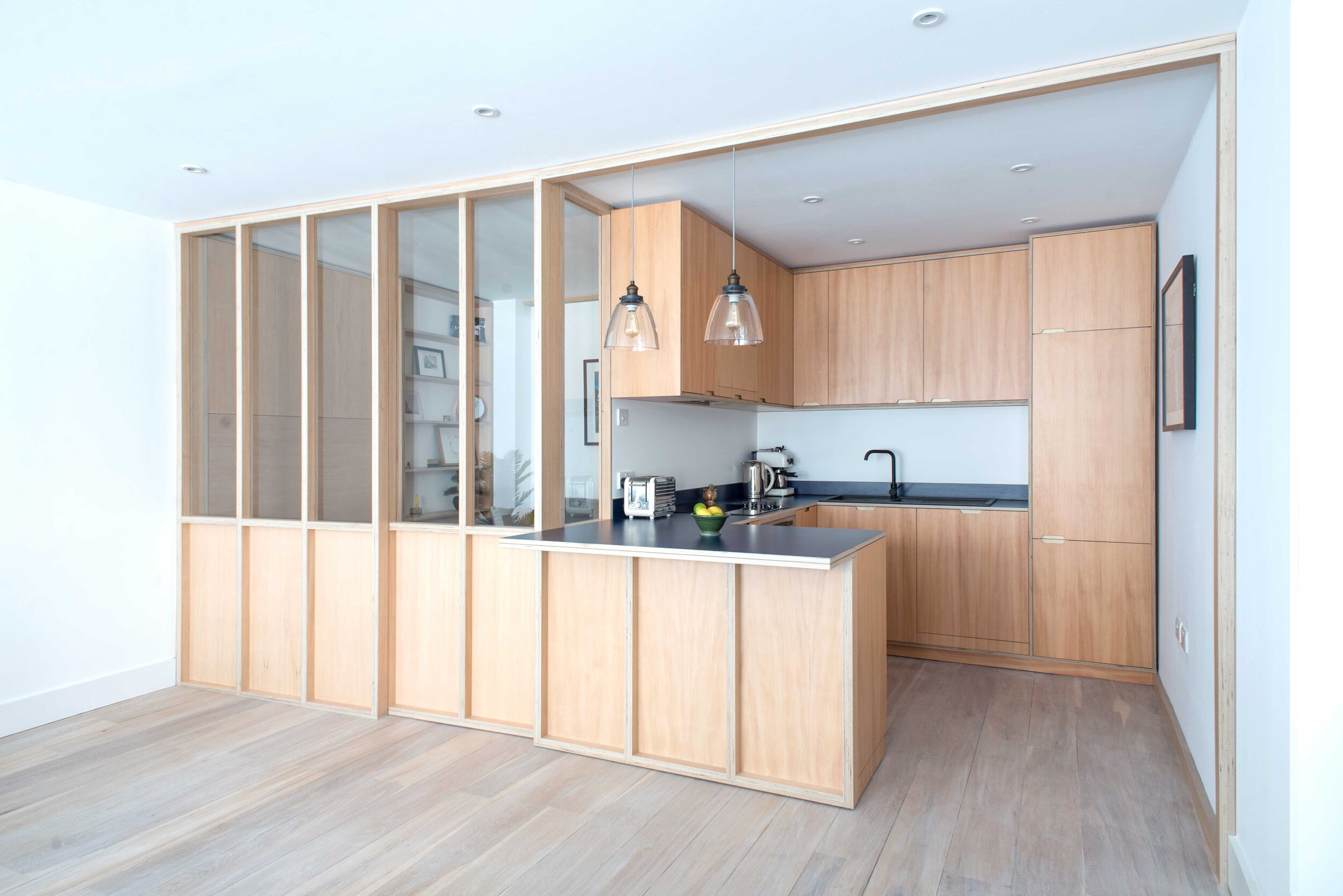 Plywood Kitchen London Bespoke Plywood Cabinet Units Doors