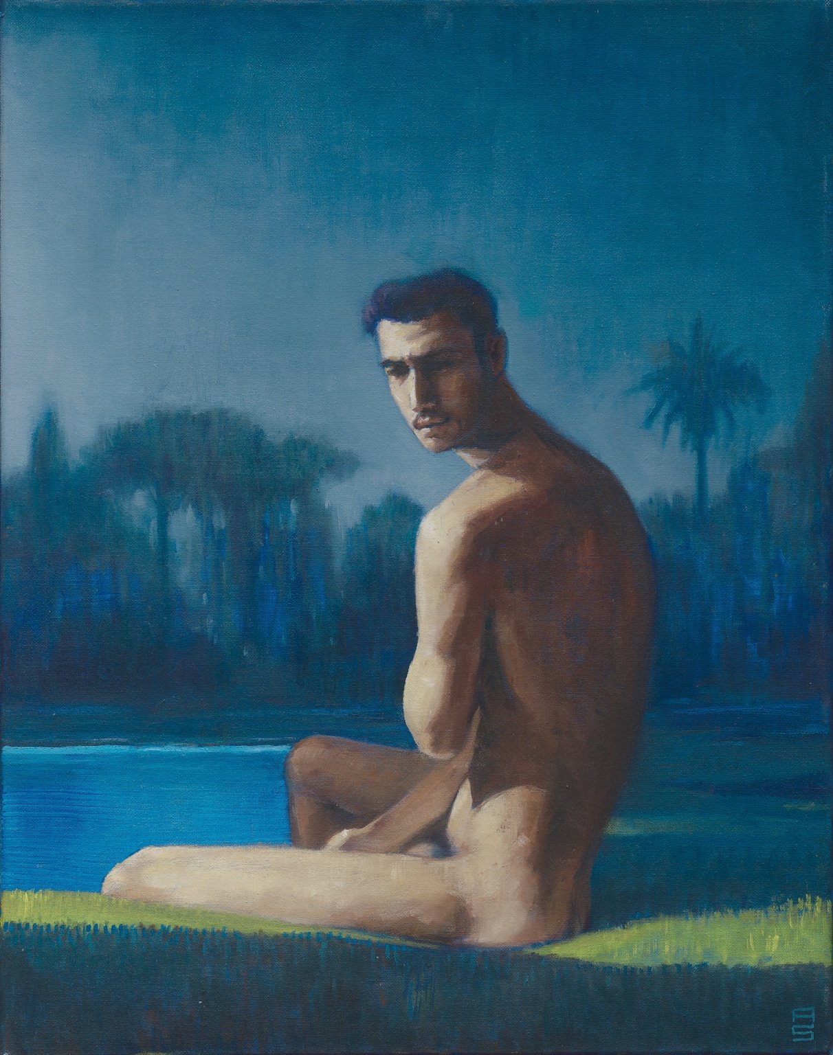 The Pool | Oil on canvas | 35 x 45 cm