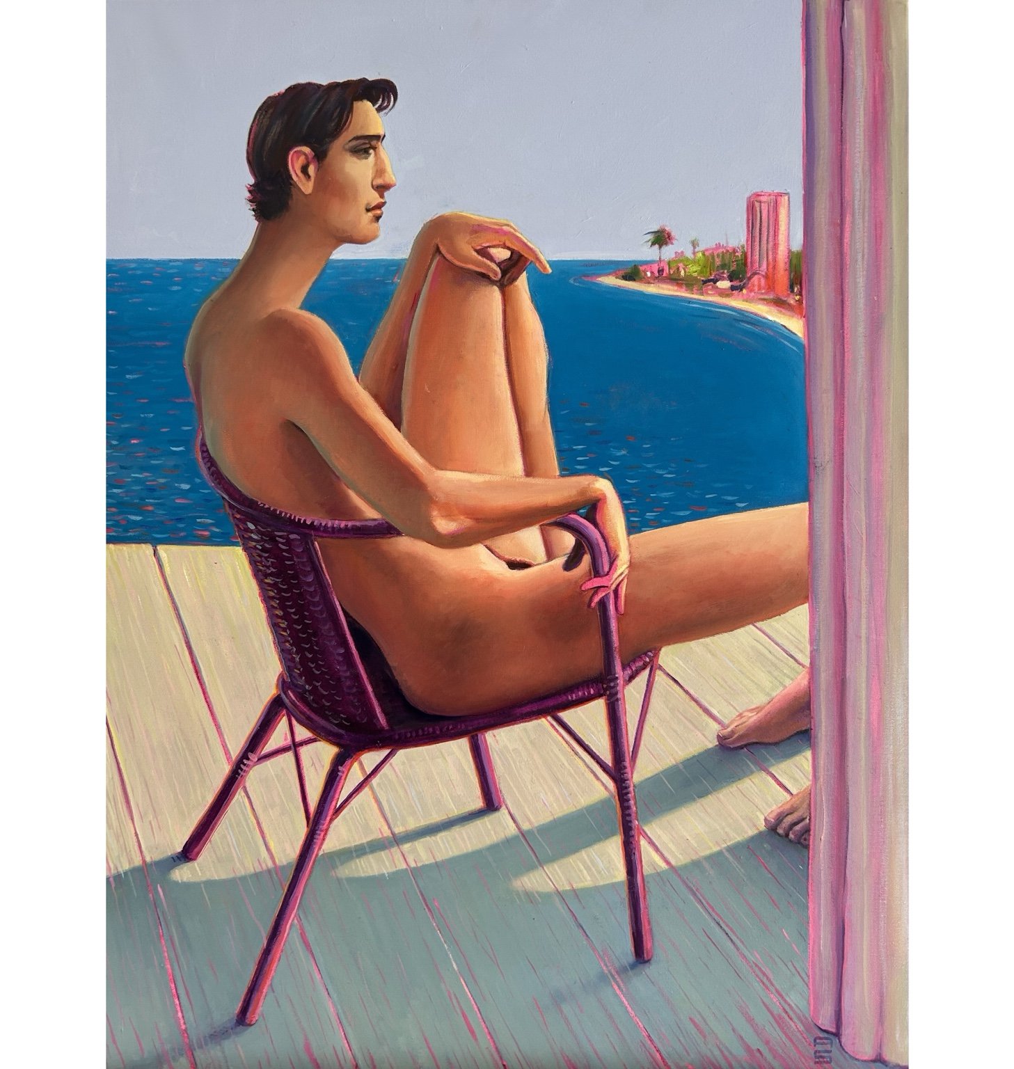L’entract | Oil on canvas | 56 x 70.5 cm