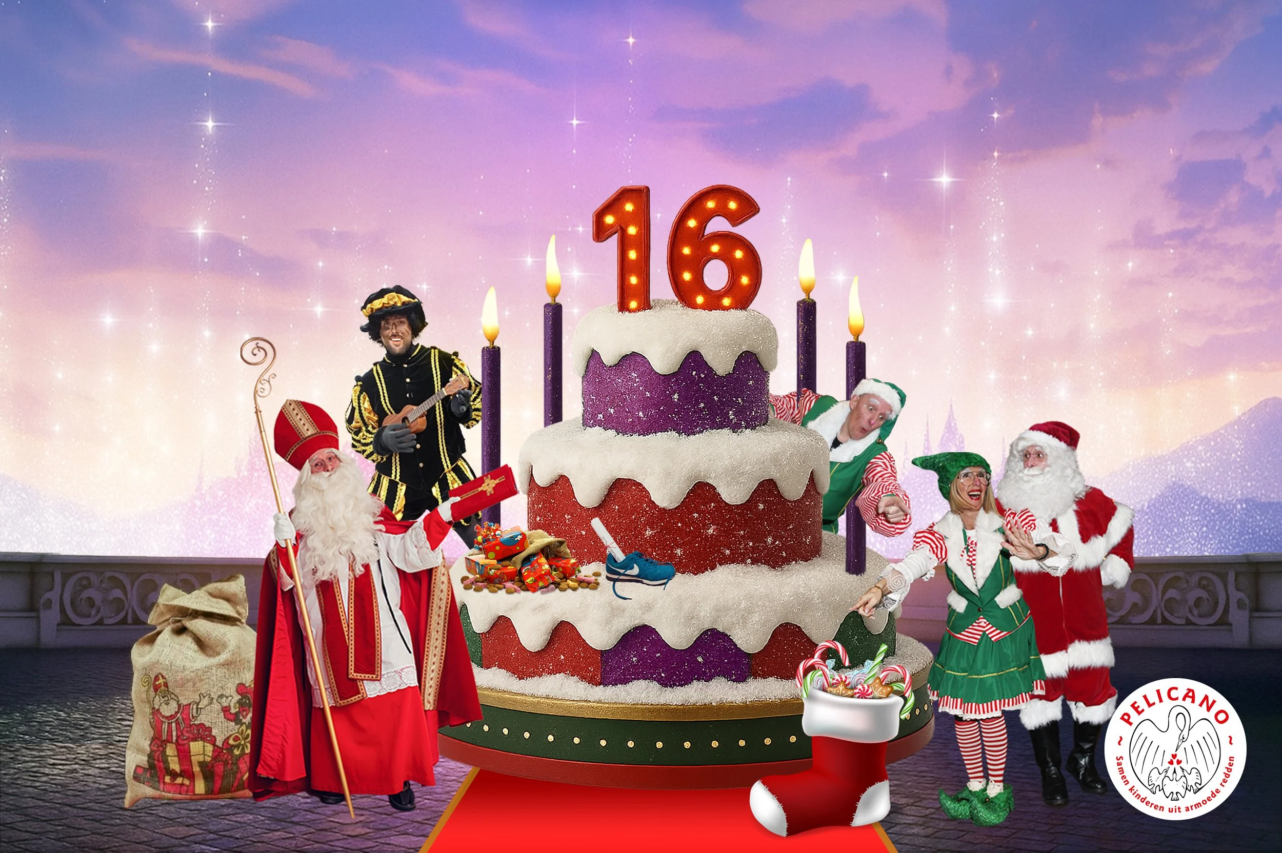 Sinterklaas te AZ Zeno