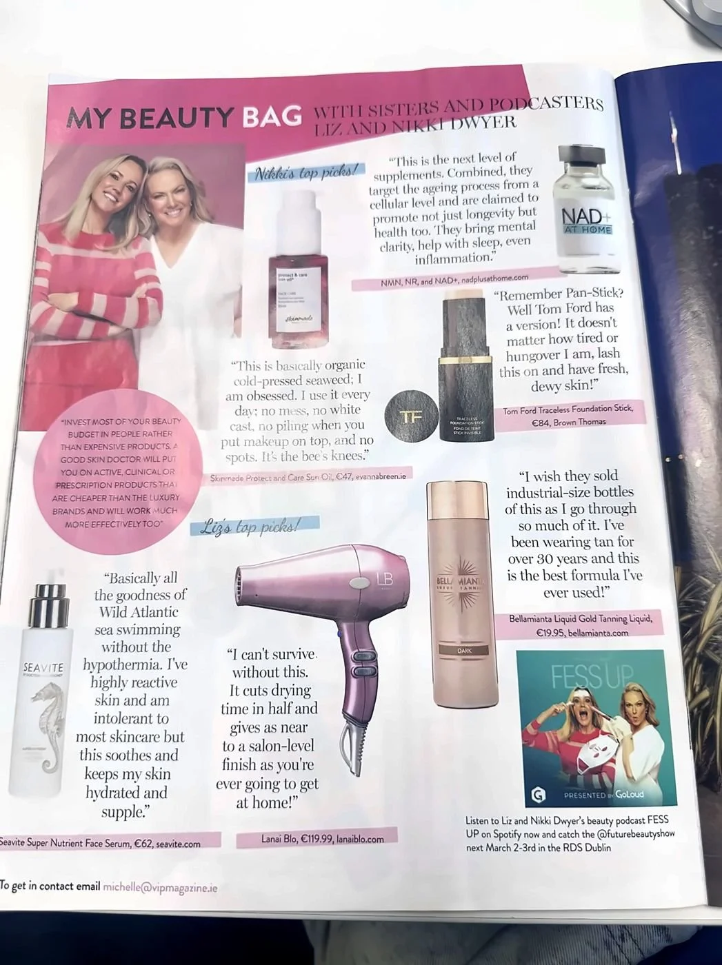 My beauty bag – VIP Magazine