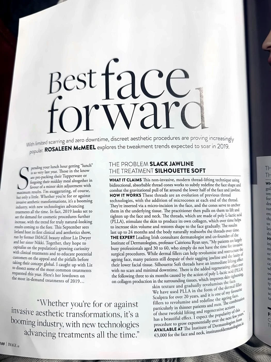 Best face forward – IMAGE · September 2019