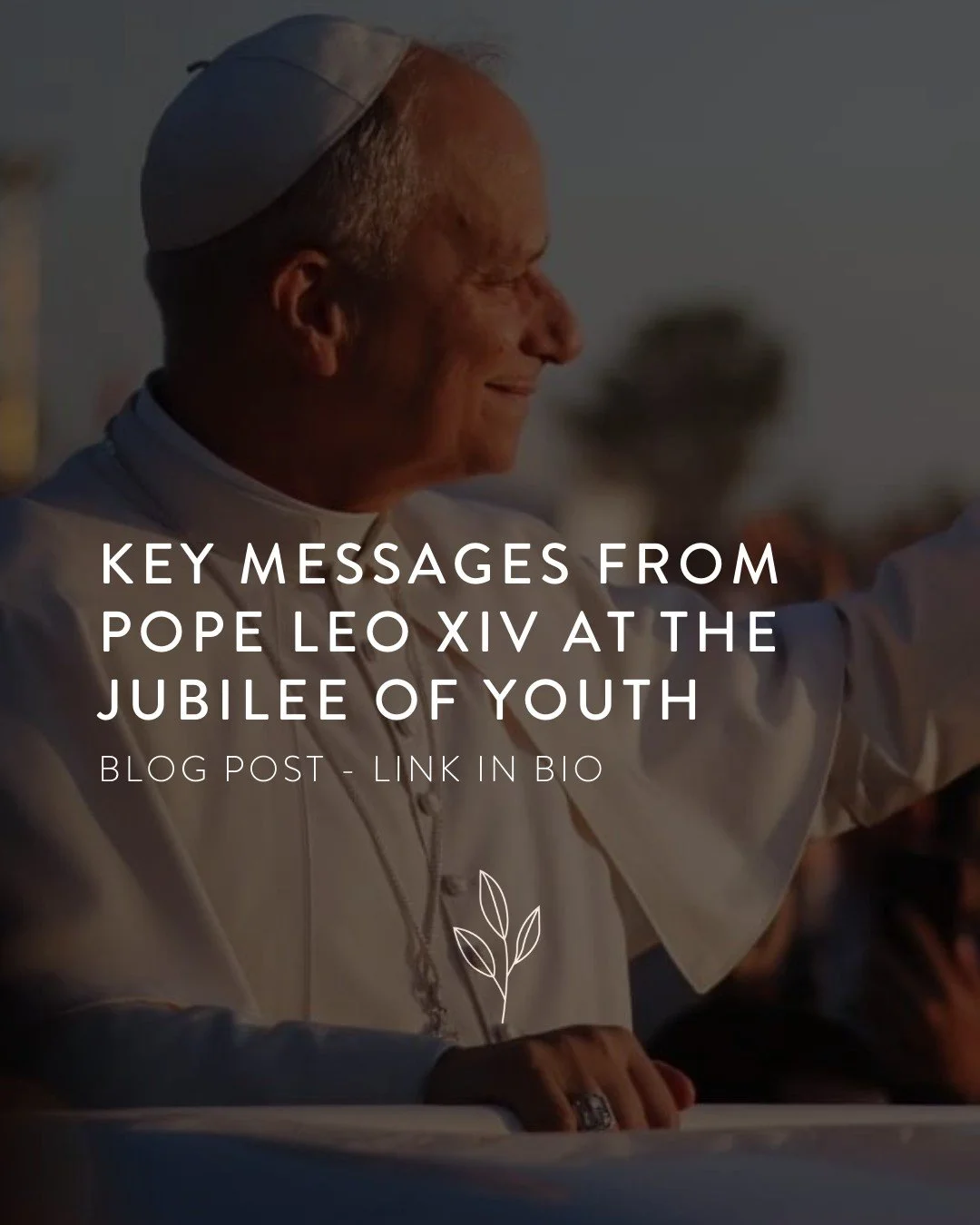 Discover Pope Leo XIV&rsquo;s powerful words at the Jubilee of Youth &mdash; a call to friendship, holiness, and being bearers of hope in today&rsquo;s world.

Link in bio 📲