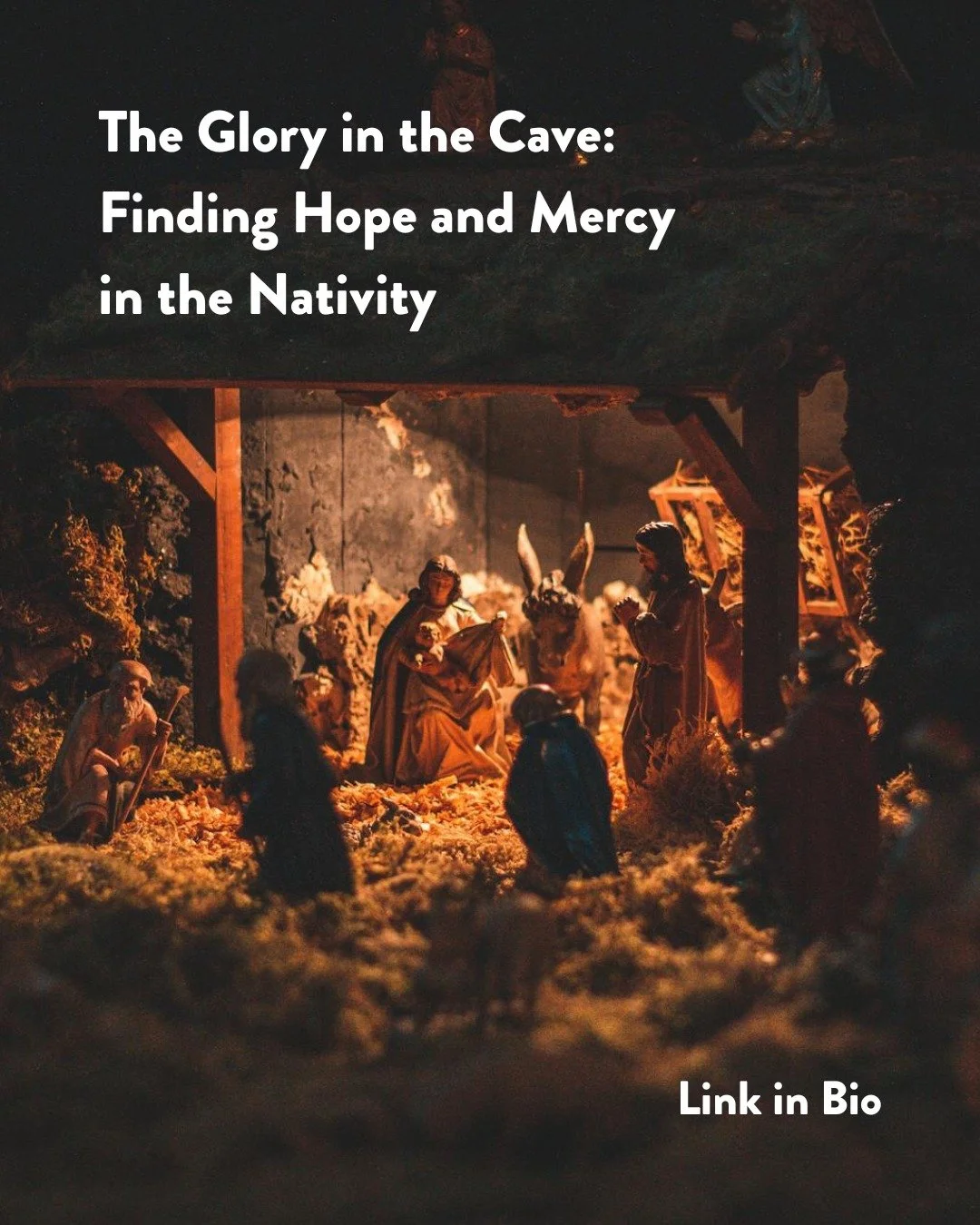 Advent can leave us feeling unready &mdash; hearts cluttered.
Yet Christ chose the cave. He comes first to the poorest places within us.

Read "The Glory in the Cave &mdash; finding Hope and Mercy in the Nativity" 
🔗 Link in bio
