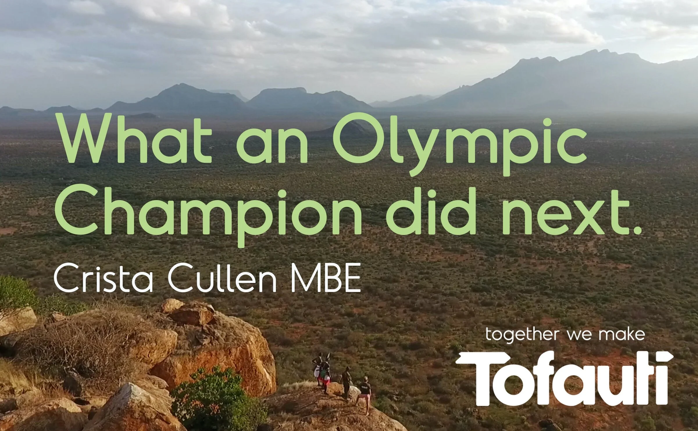 Tofauti Podcast - Episode one - What an Olympic Champion did next.