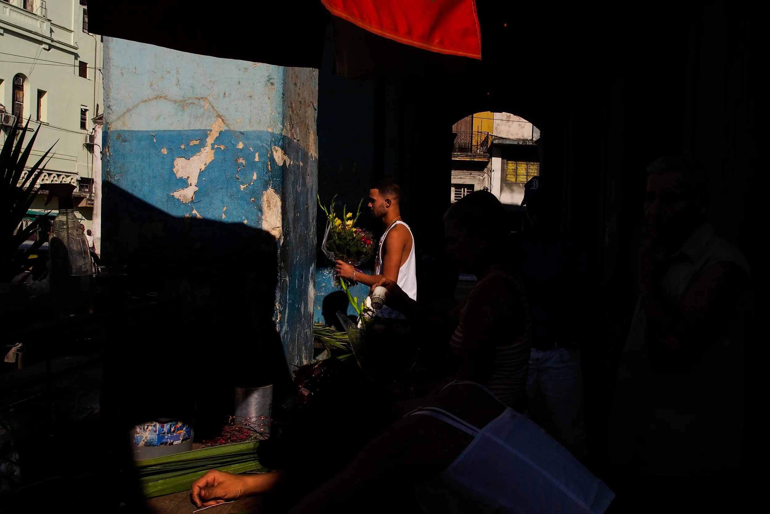 Flower market/ La Habana