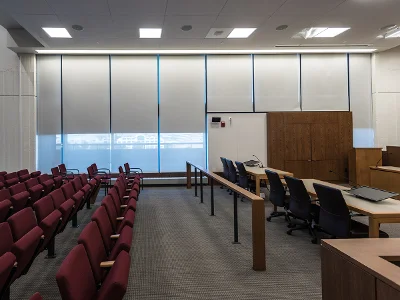 BU Law - Draper Motorized Shades