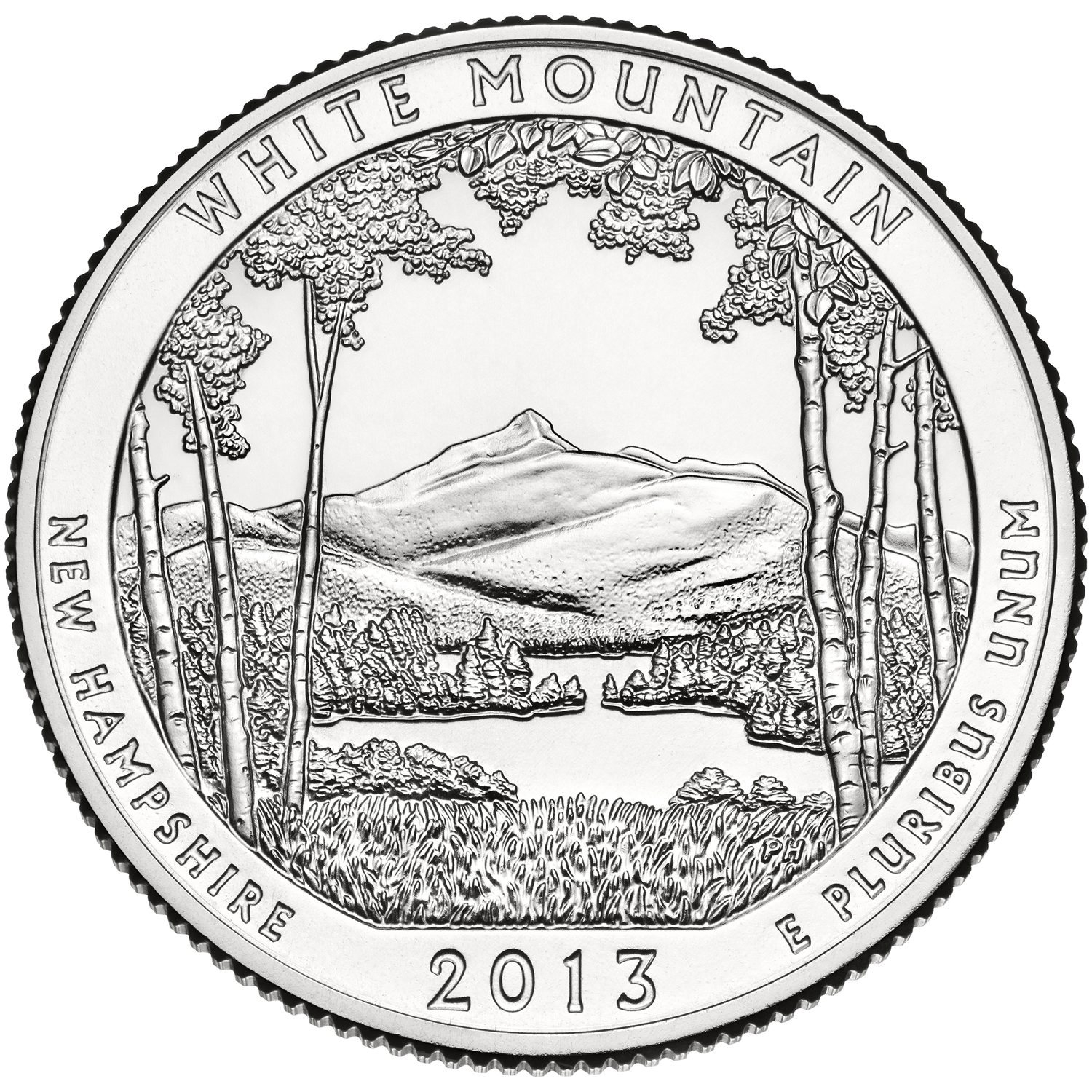 Chocorua on "America the Beautiful" quarter