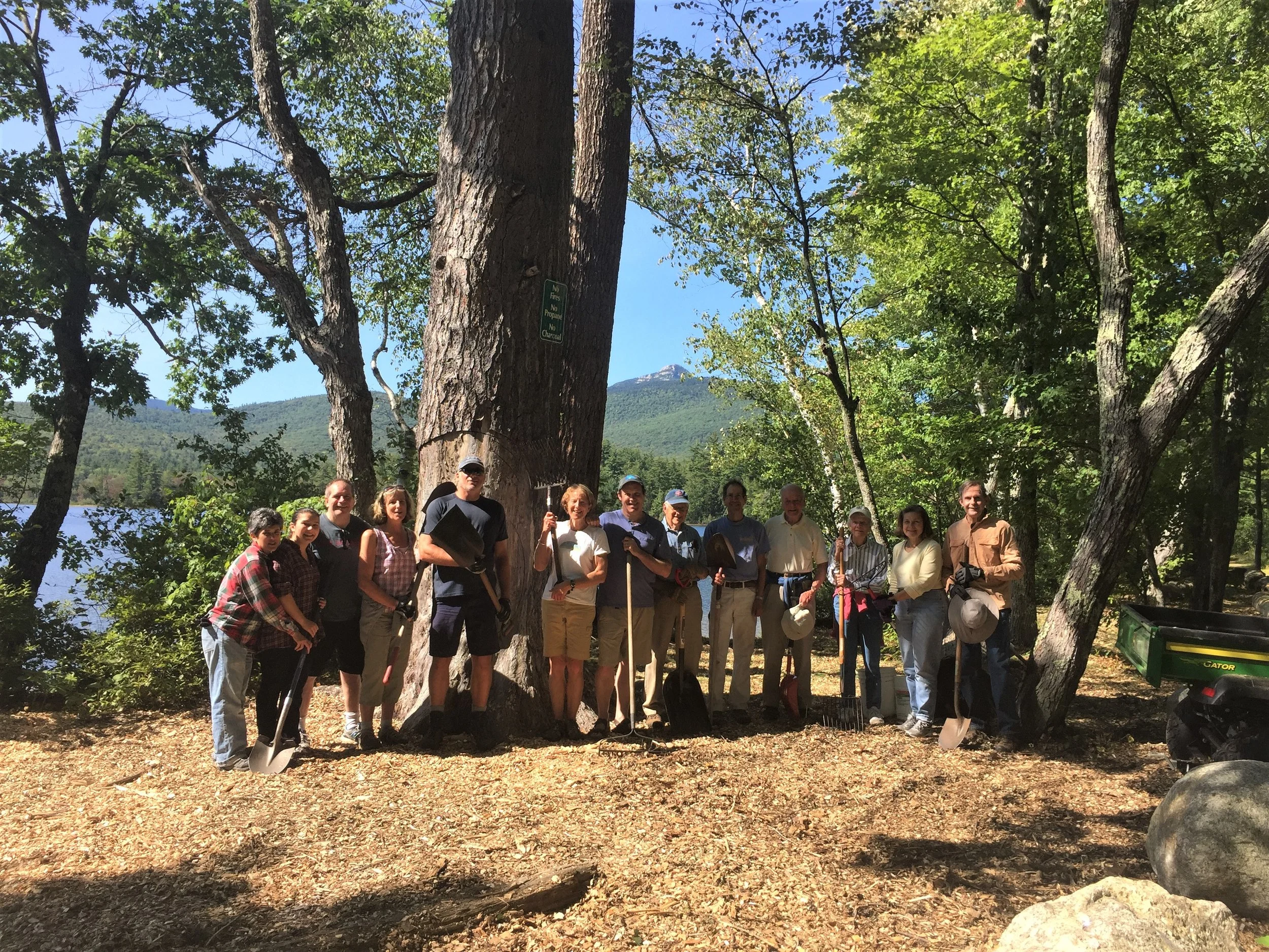 Stewardship Day—Mulch a Shrub...or 10!
