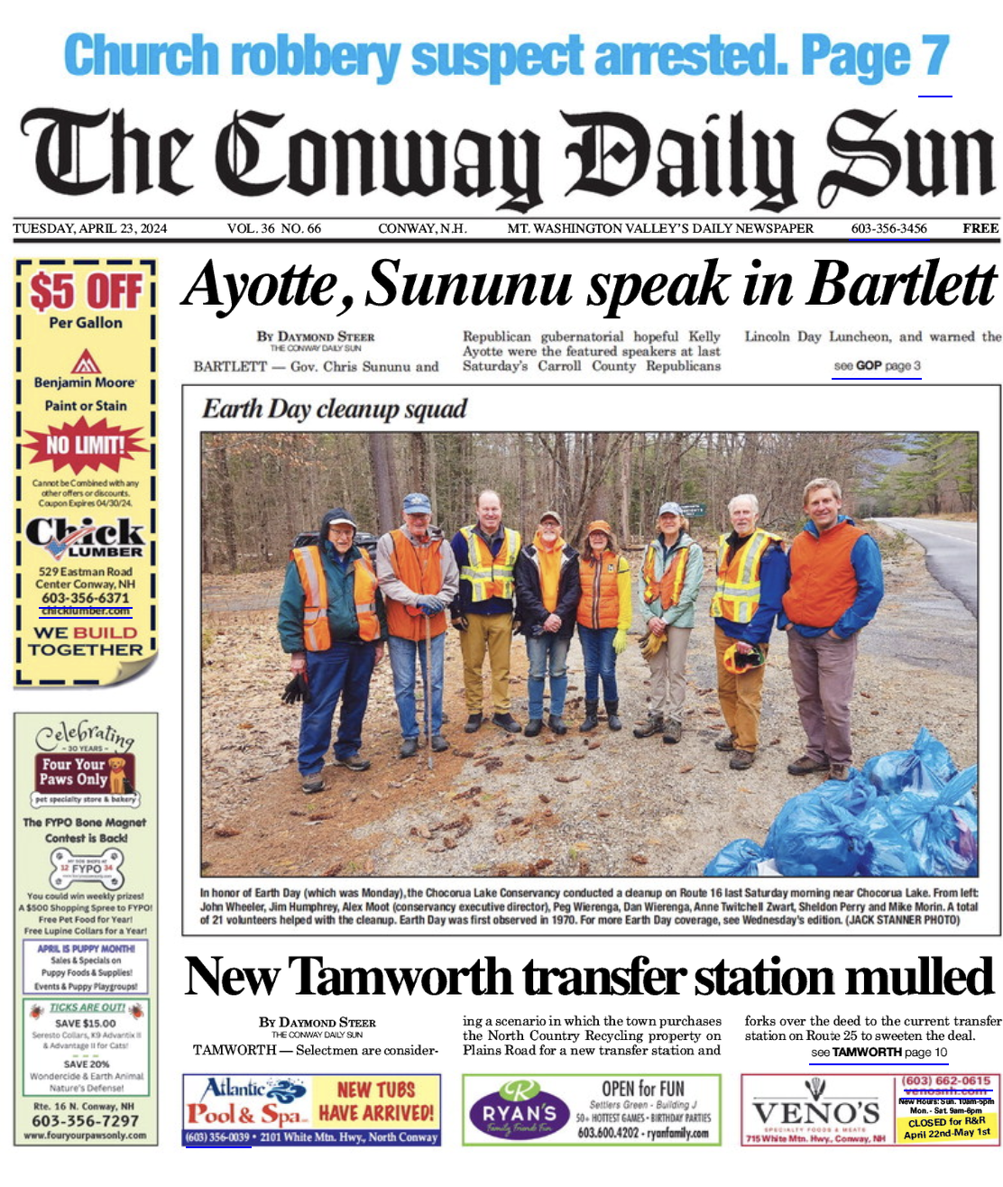Adopt-a-Highway Trash Cleanup