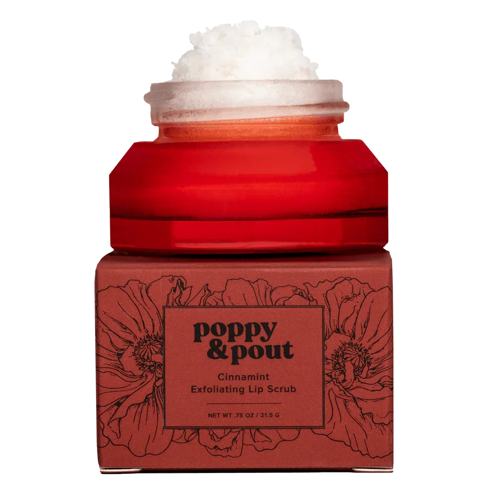 Poppy & Pout Pomegranate Cinnamint Lip Scrub