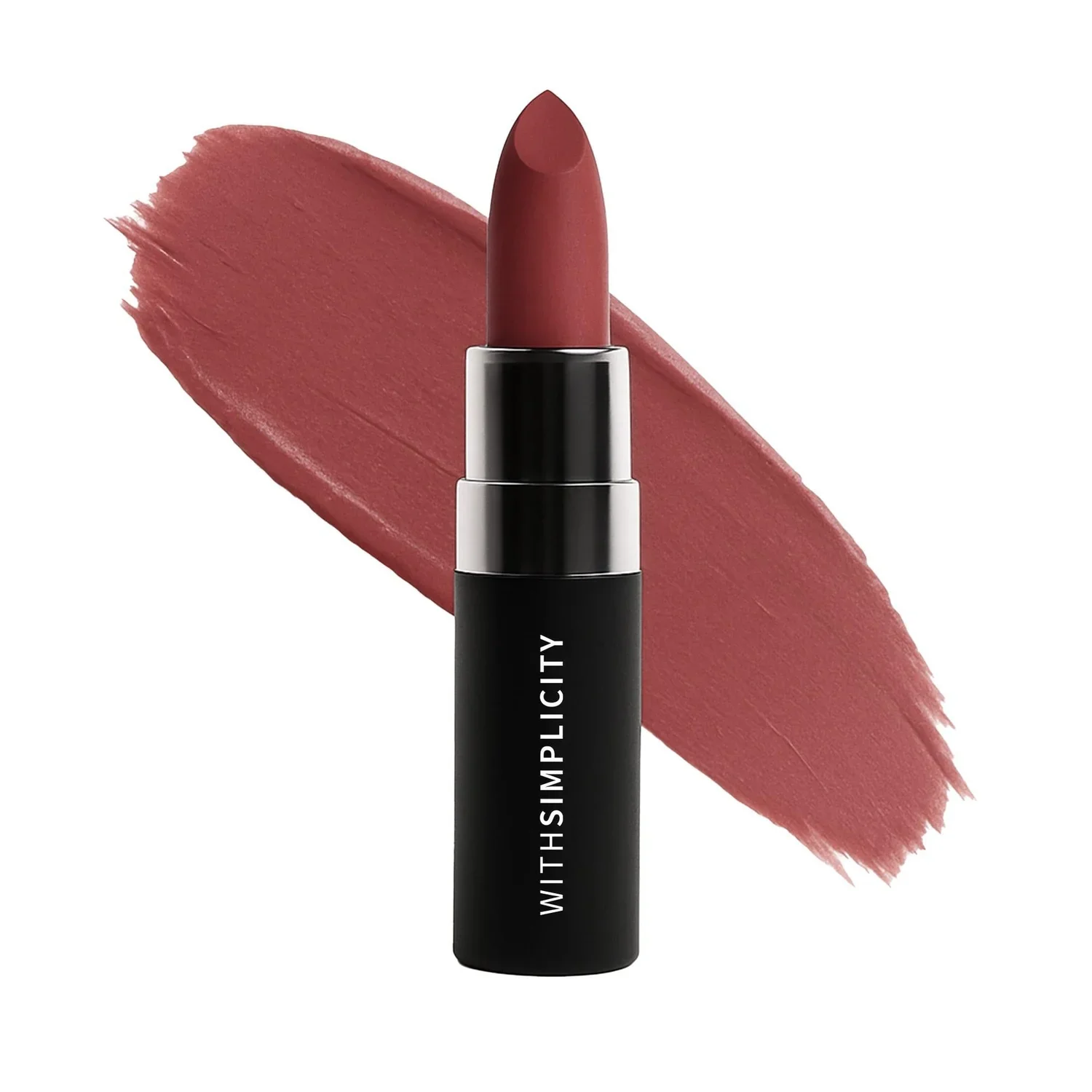 WithSimplicity Beauty Hydrating Lipstick - Pink Clay