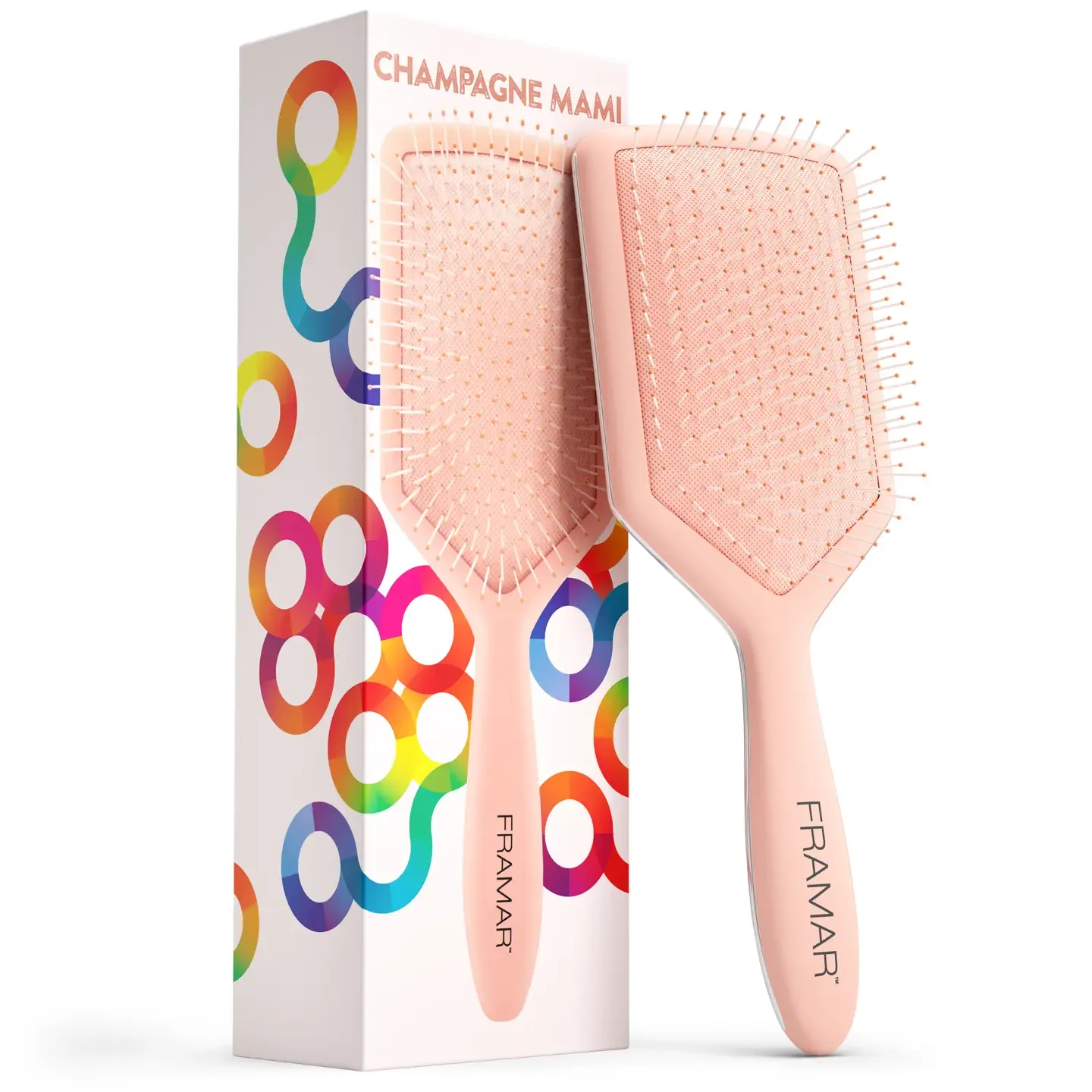 Framar Paddle Hair Brush - Rose