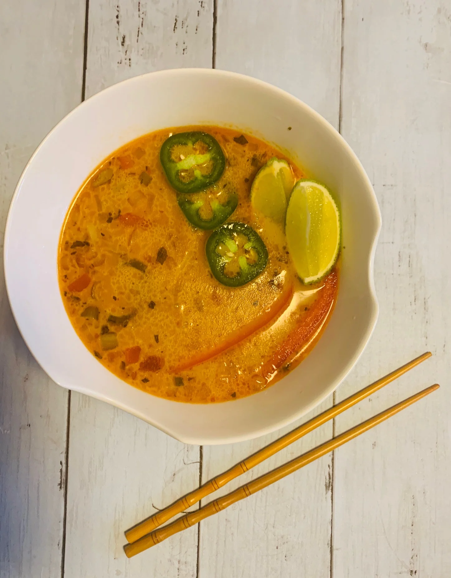 Shrimp Coconut Curry Soup