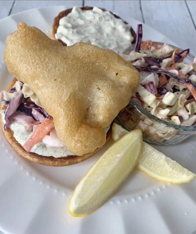 Fried Fish Burger
