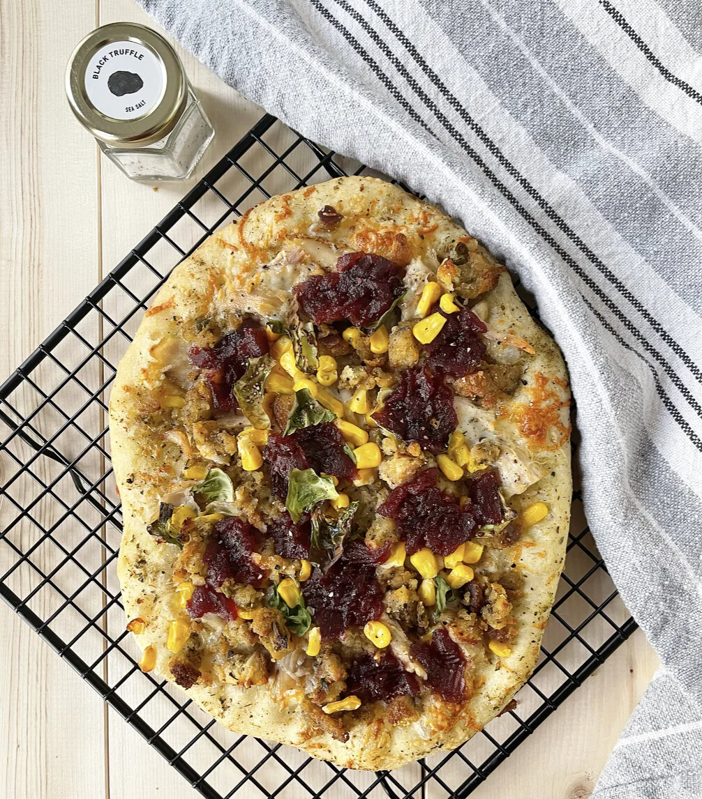 Leftover Turkey Day Pizza