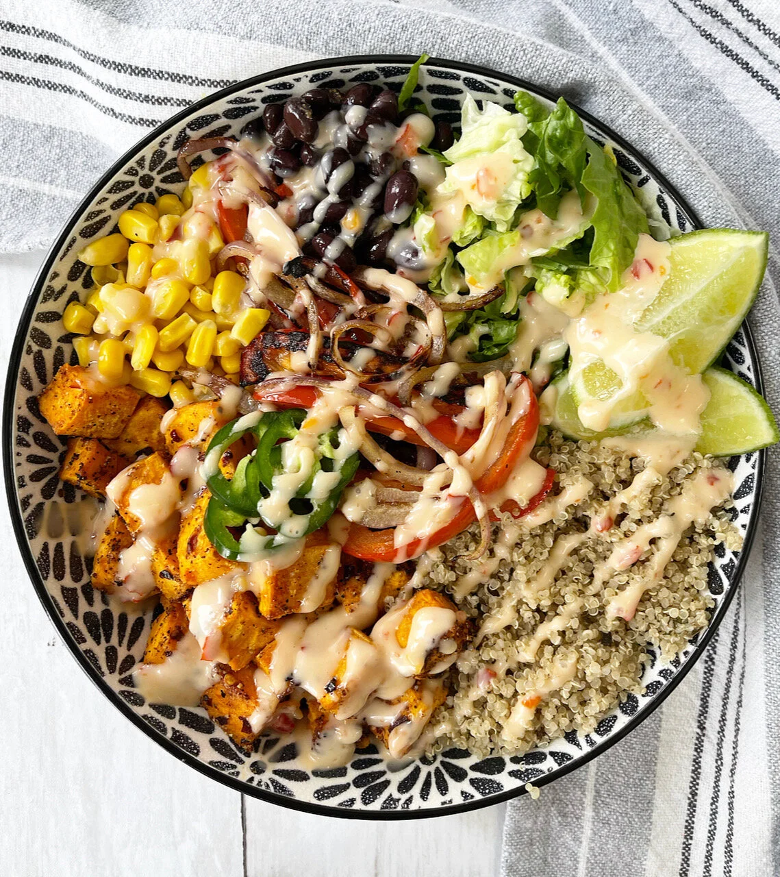 Spicy Sweet Potato Bowl