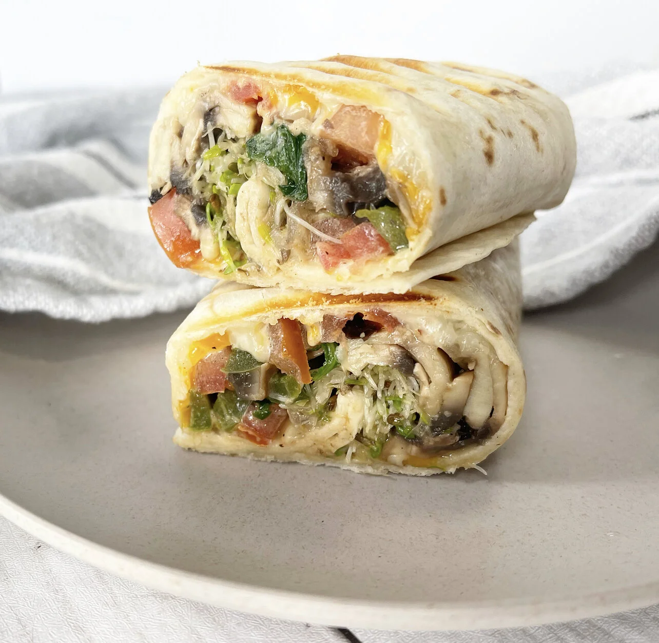 Grilled Veggie Wraps