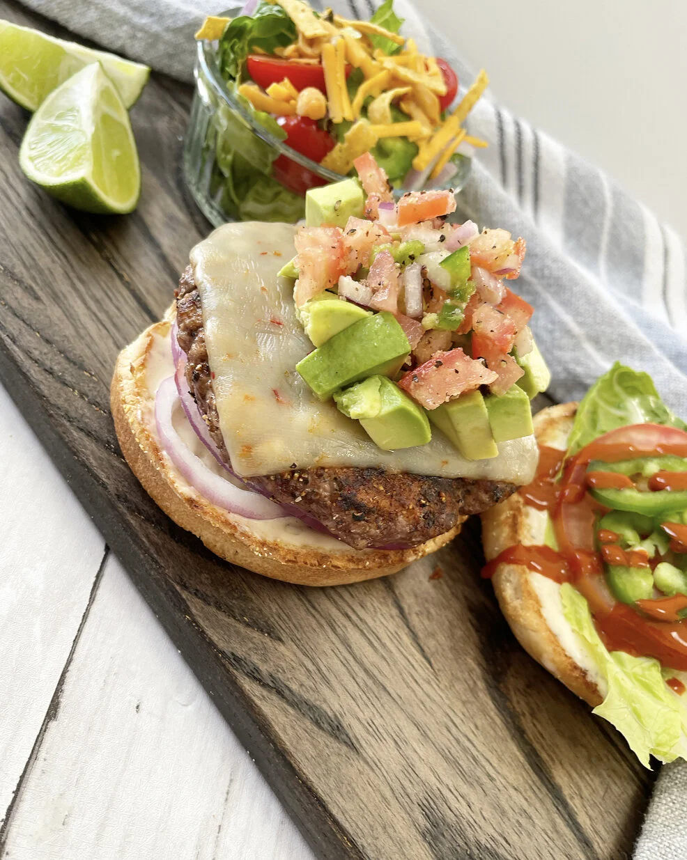 Kickin' Guacamole Burger