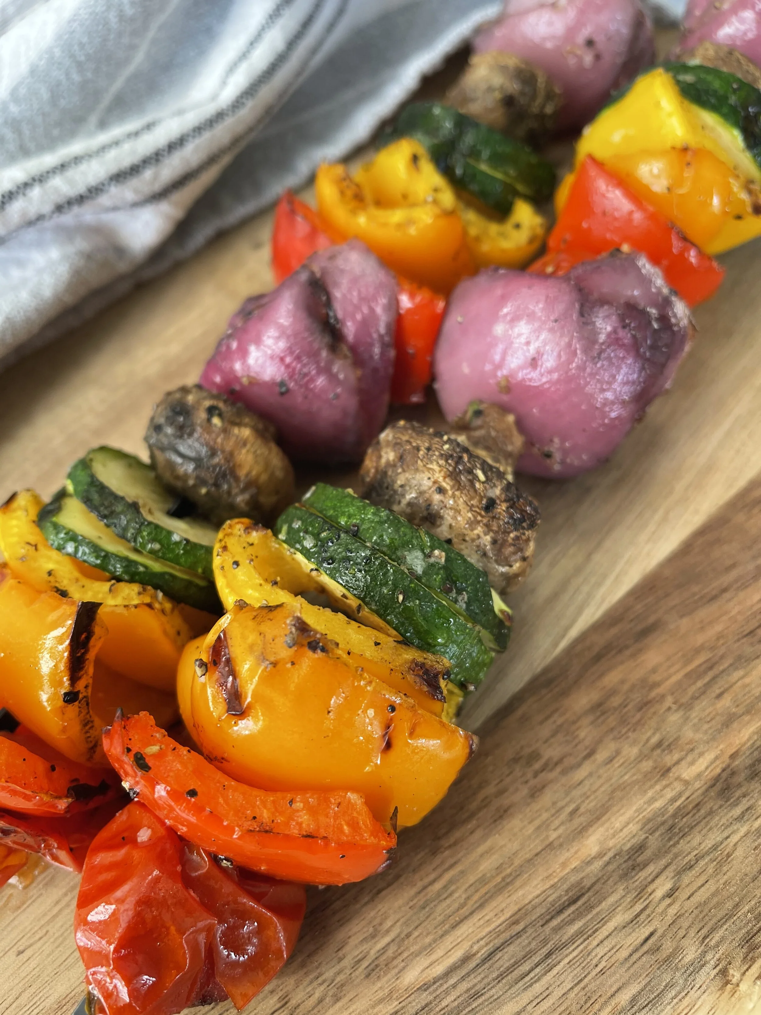 Rainbow Veggie Kebobs