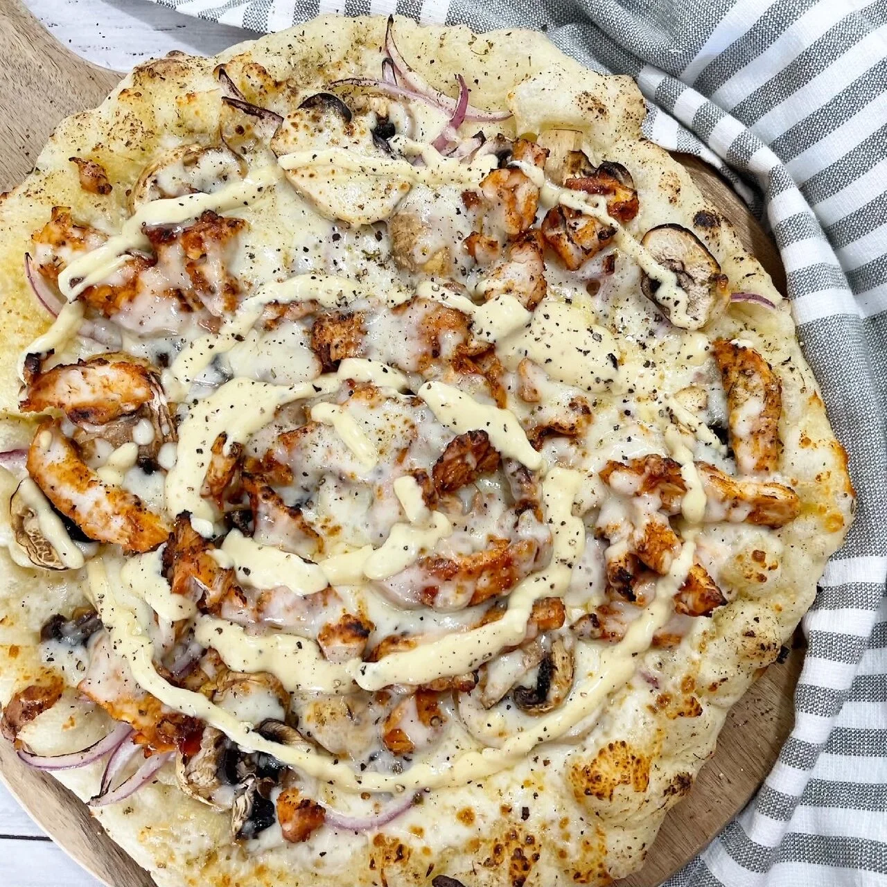 Alabama White Hot BBQ Chicken Pizza