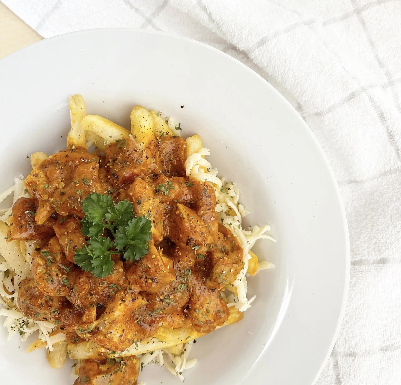 Butter Chicken Poutine
