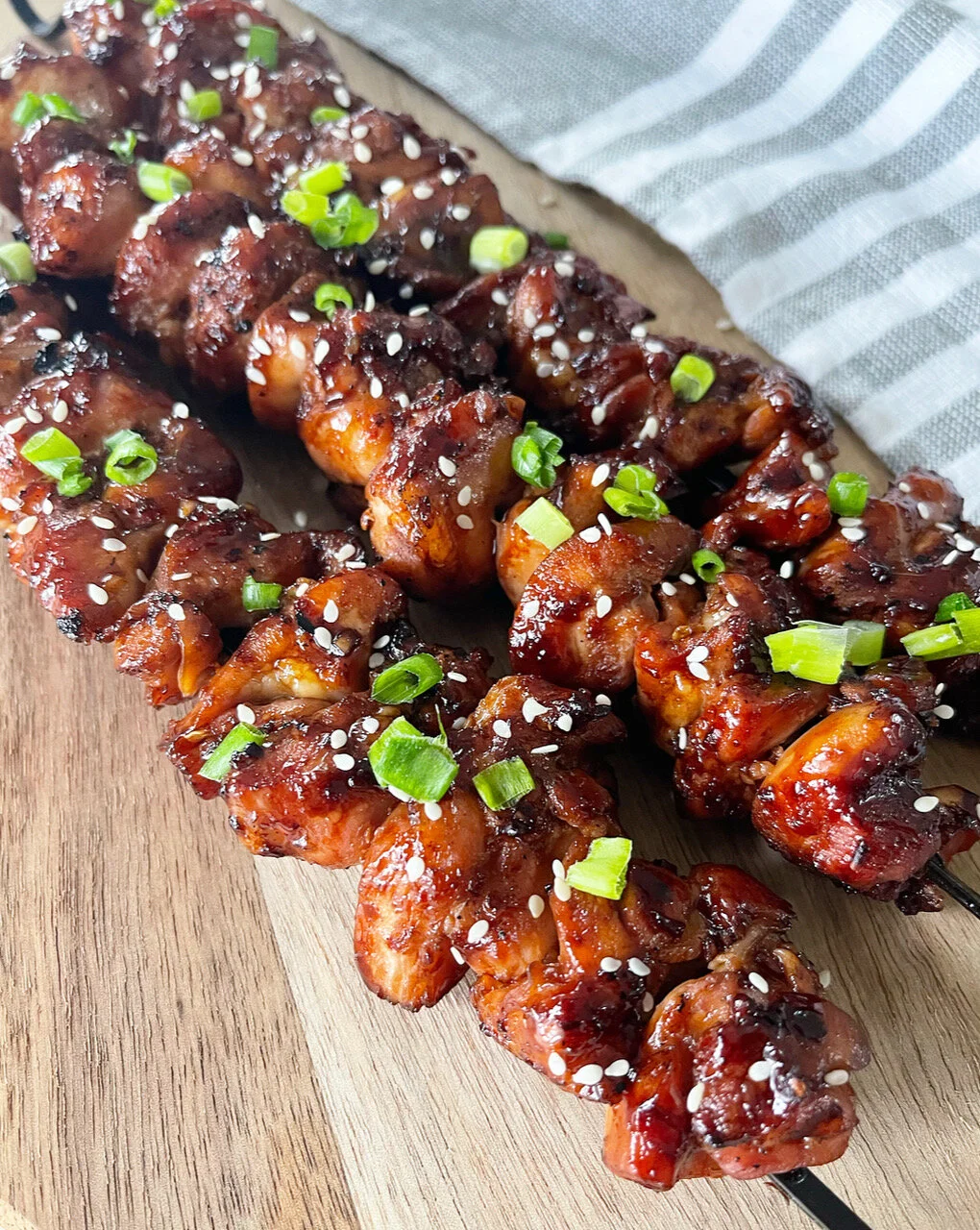 Spicy Asian Chicken Kebobs