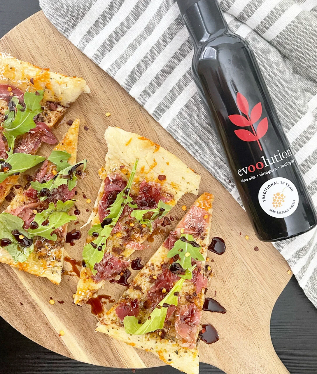 Prosciutto Thin Crust Pizza