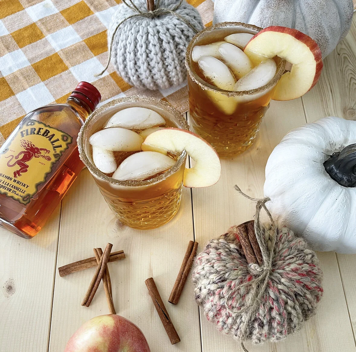 Apple Fire Cocktails