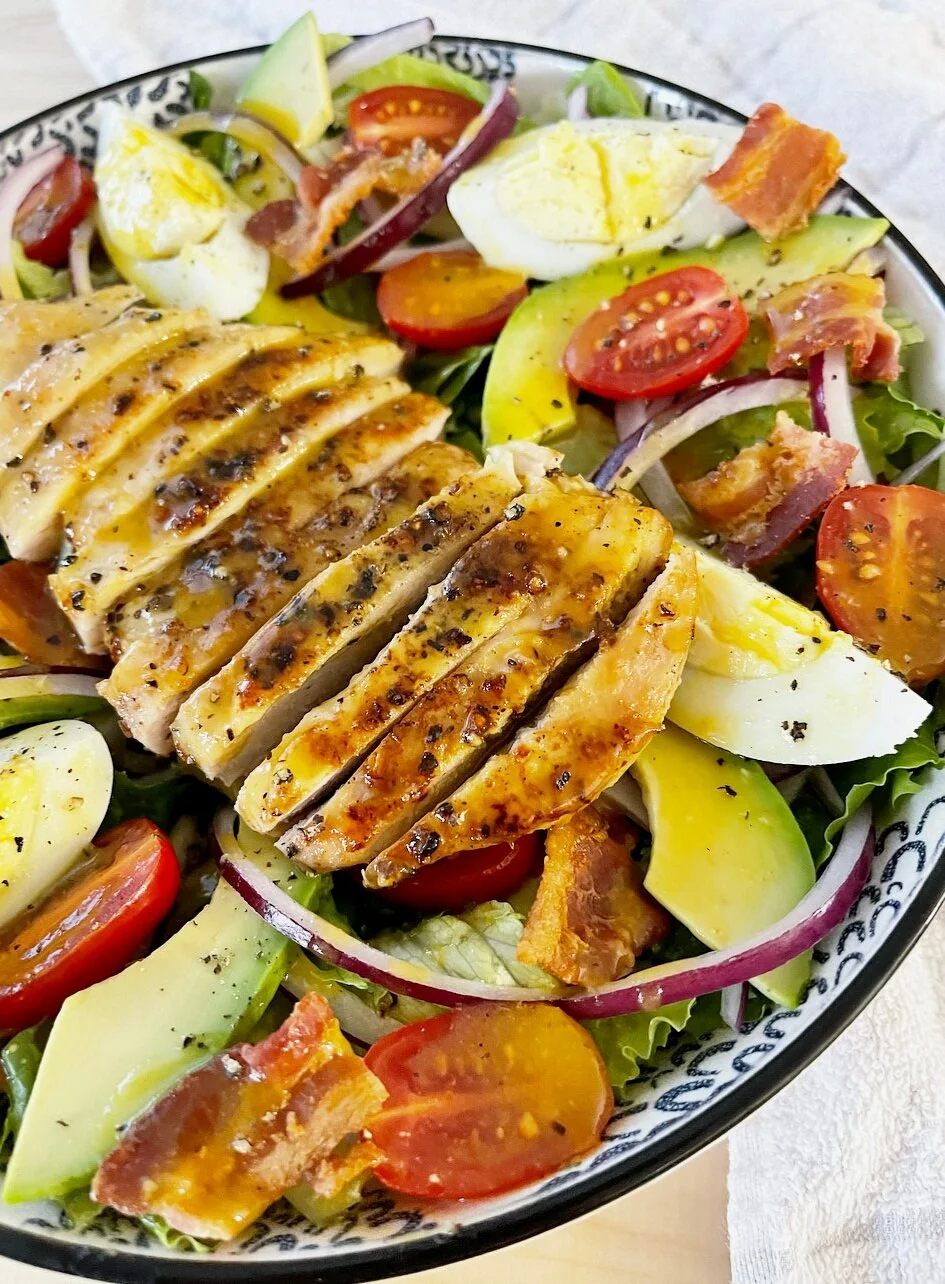 Honey Mustard Chicken Cobb Salad — JamDinners