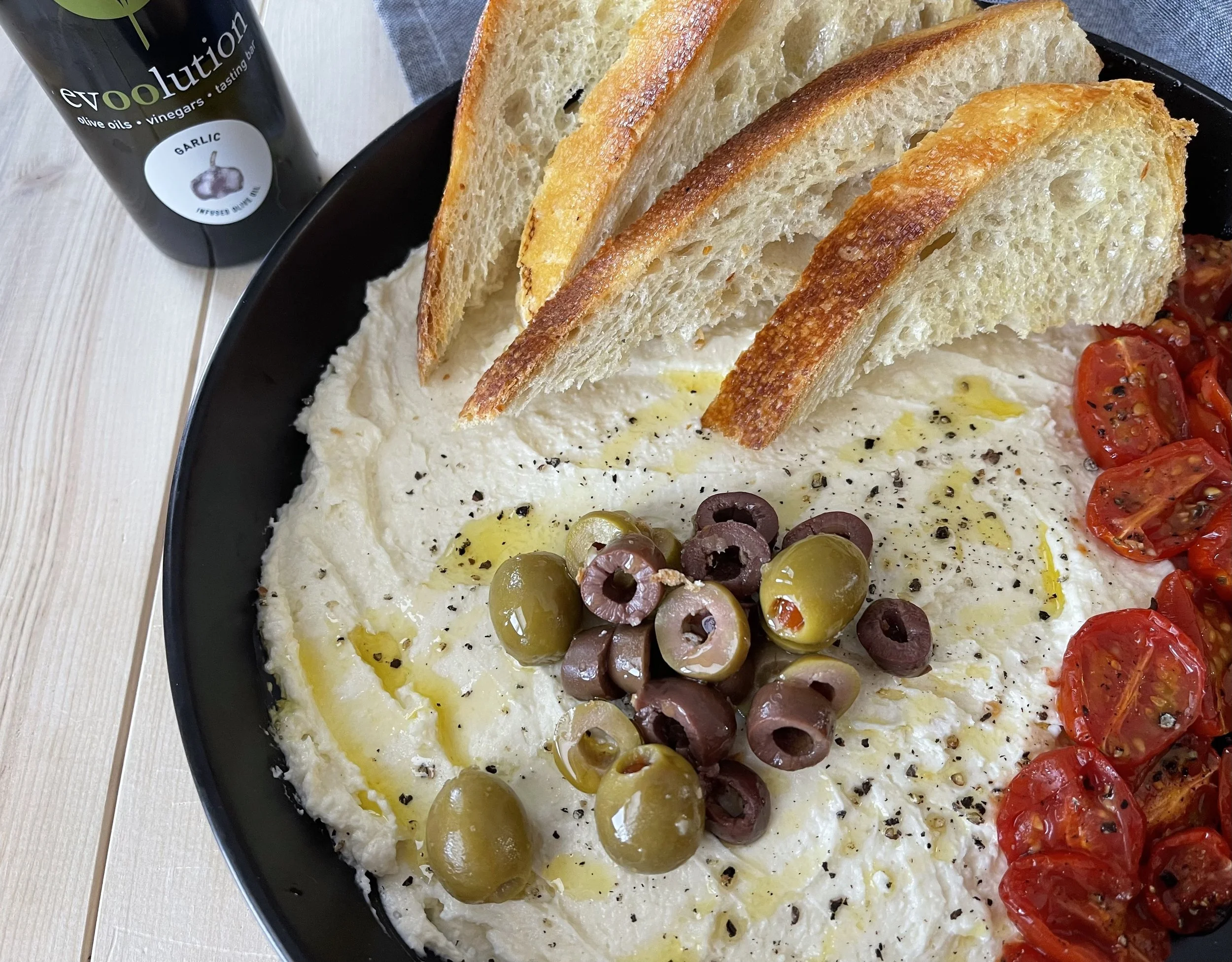 Whipped Feta Olive Dip