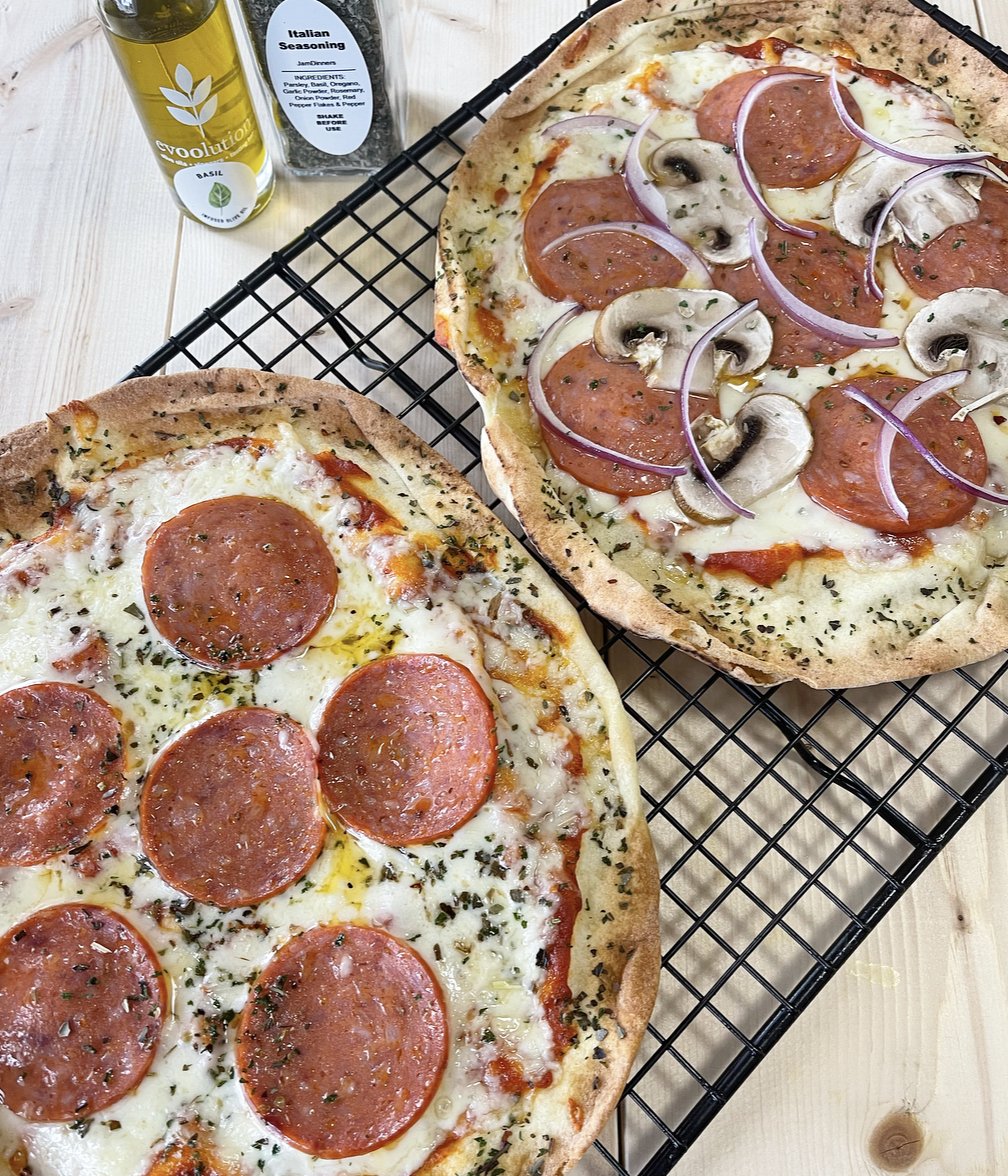 Easy Pita Pizzas