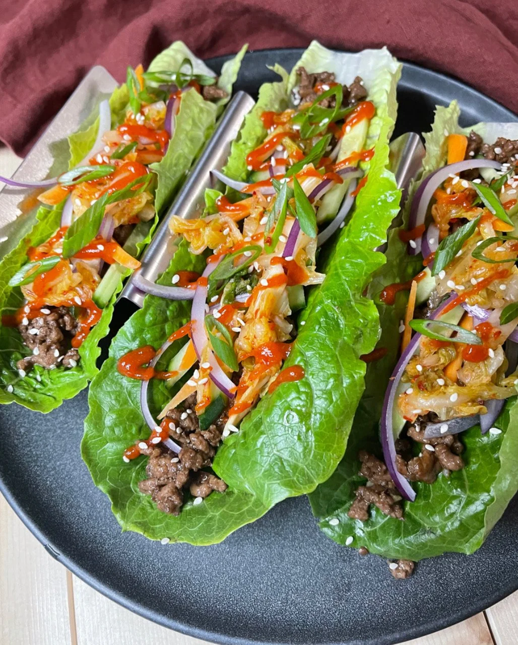 Sweet Chili Lettuce Wraps