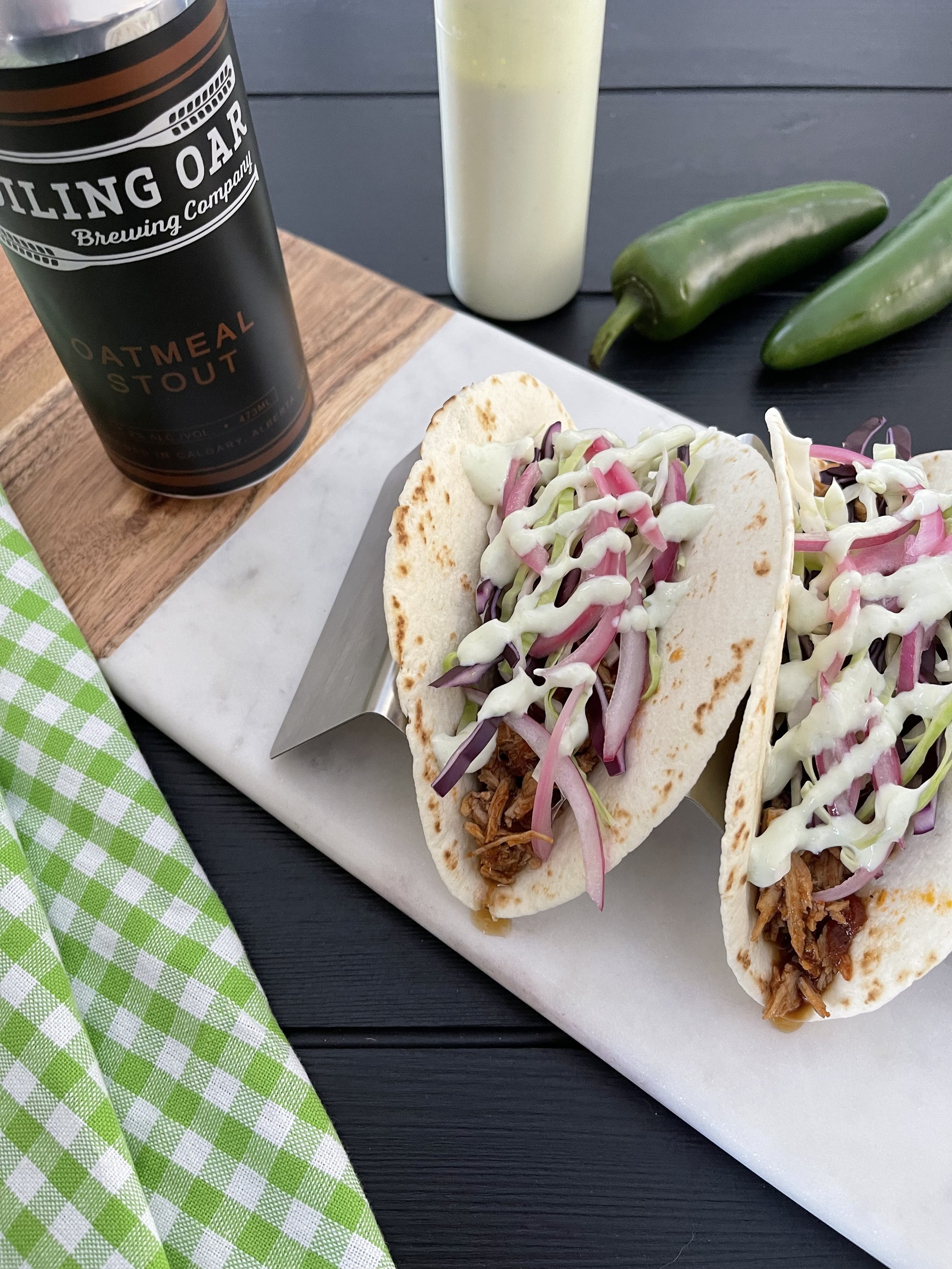 Stout Braised Pork Tacos