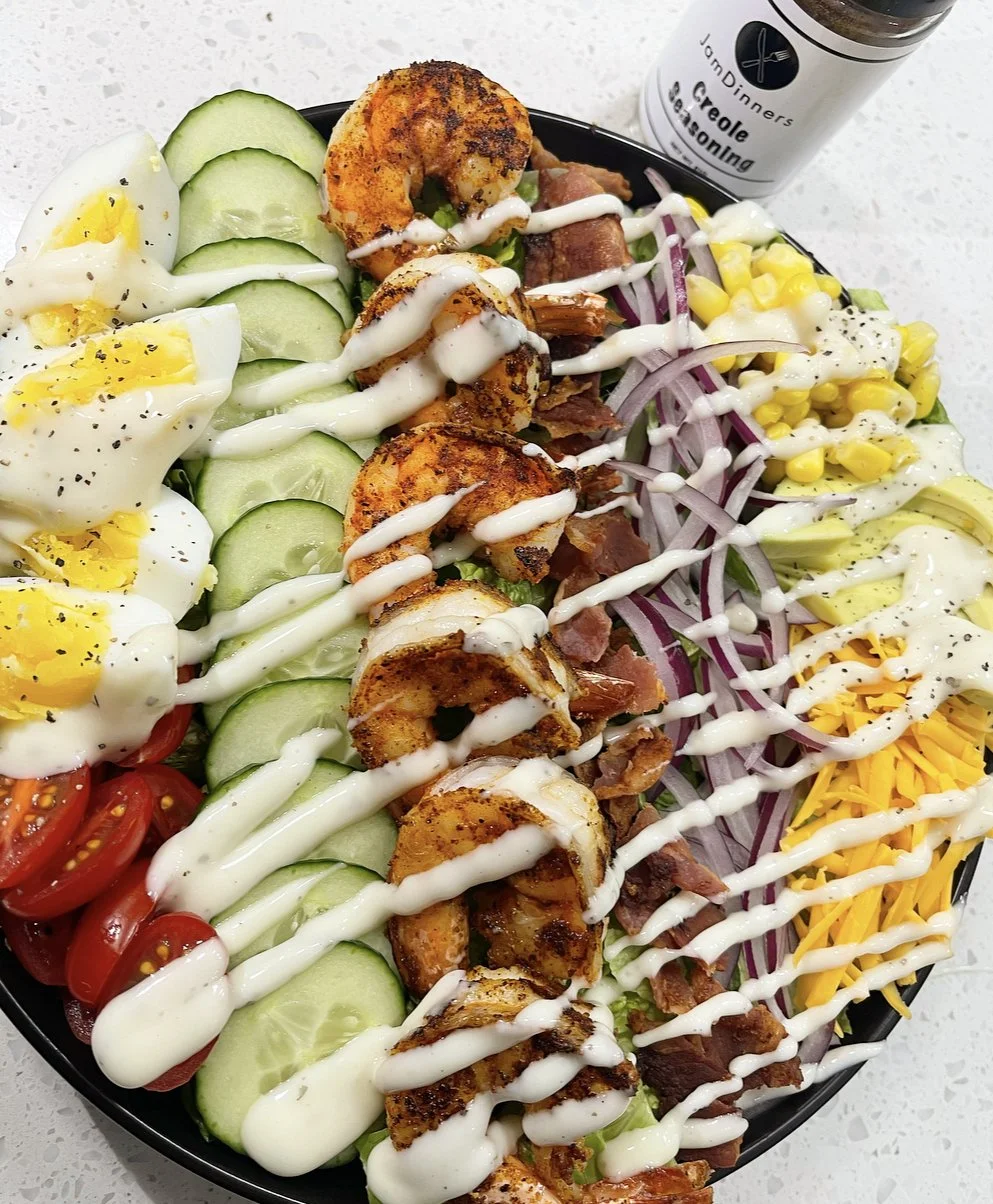 Creole Shrimp Cobb Salad