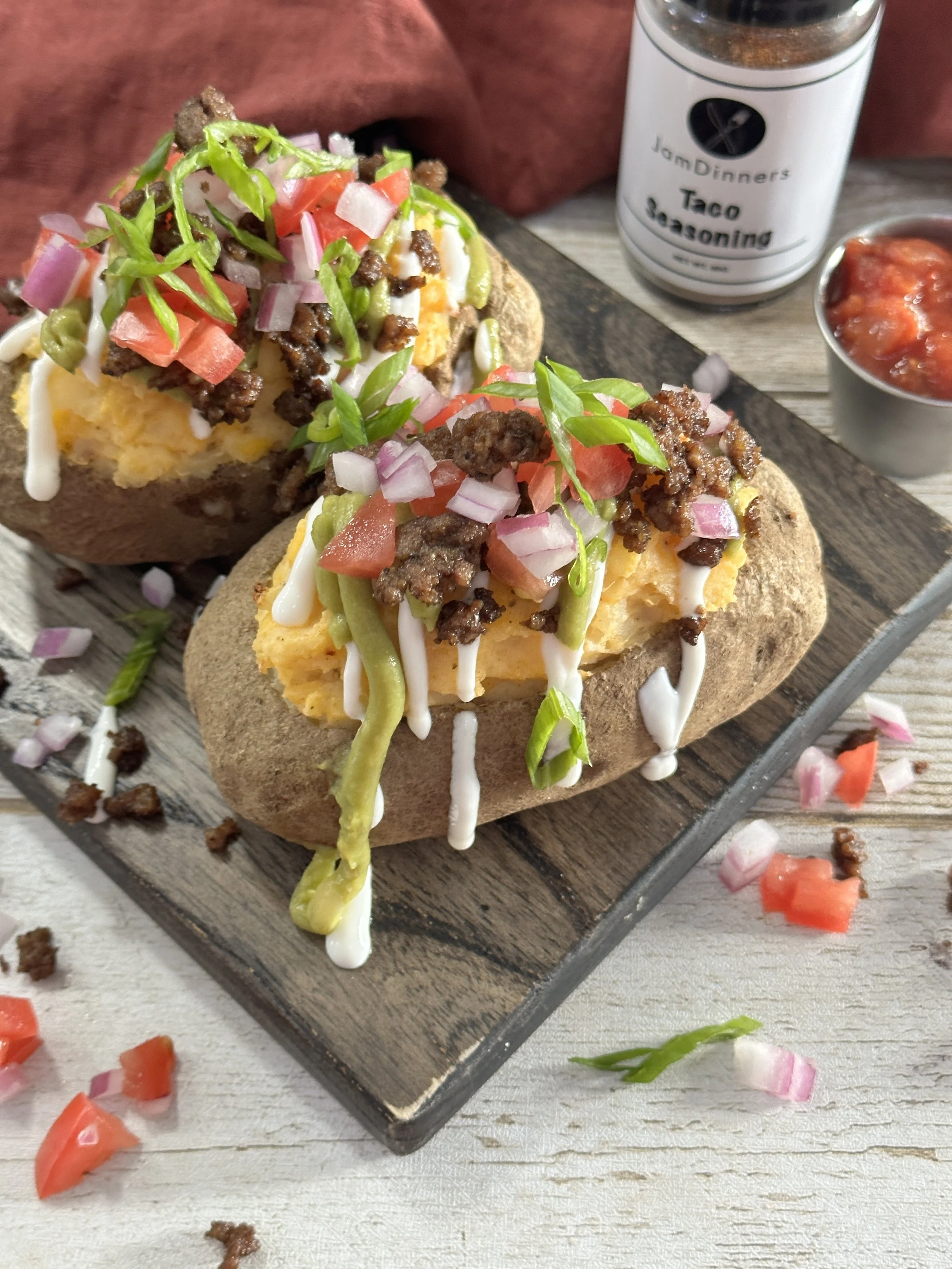 Taco Baked Potato