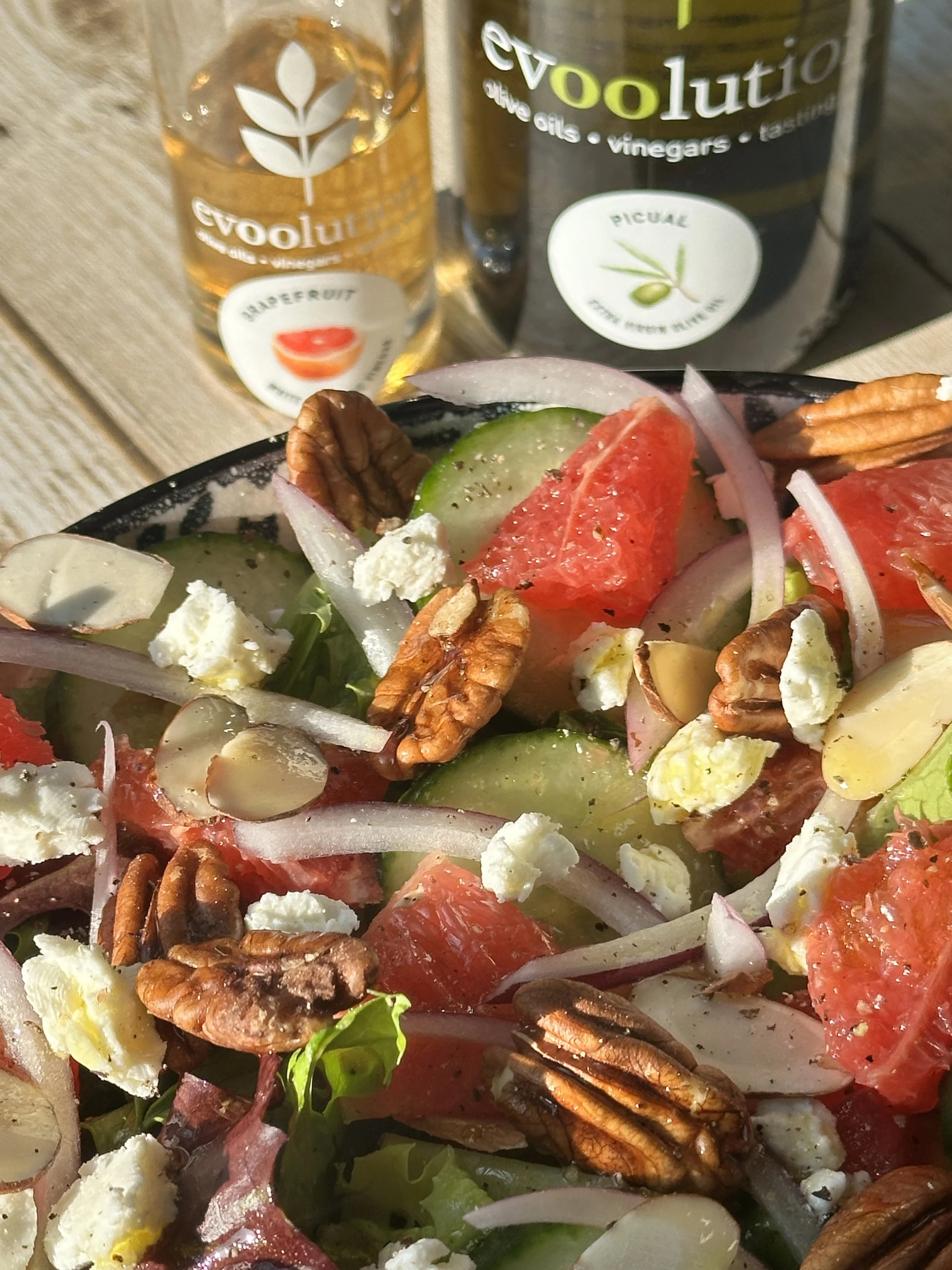 Grapefruit Goat Cheese Salad