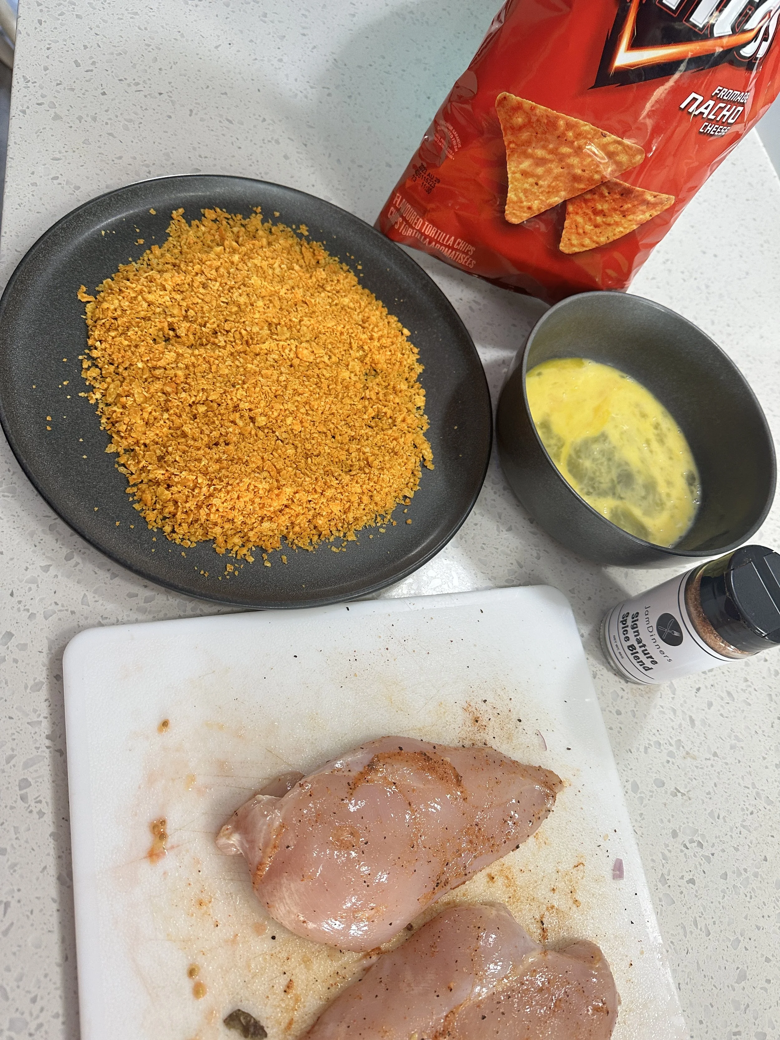 Dorito Crusted Chicken Strips — JamDinners