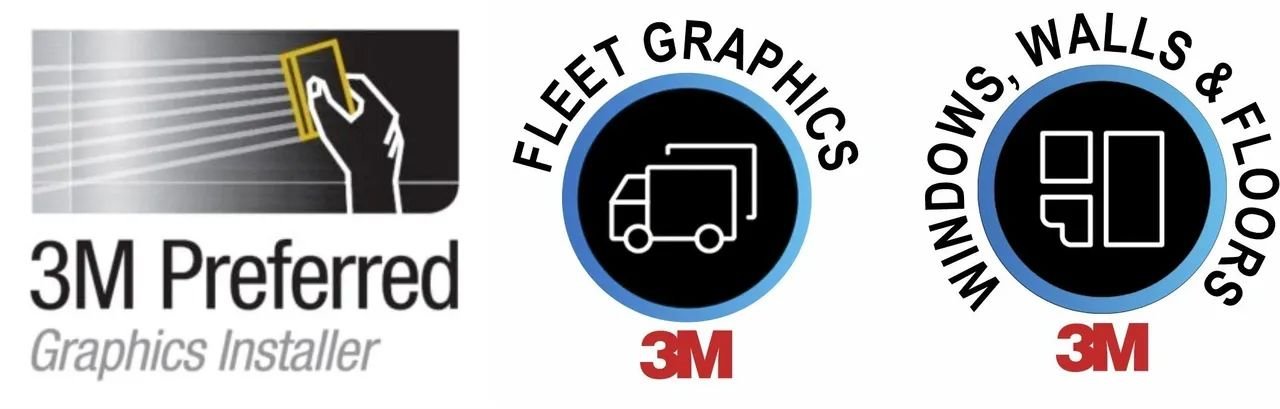 3M preferred Graphics installer . Additional icons show fleet graphics and windows, walls, and floors.