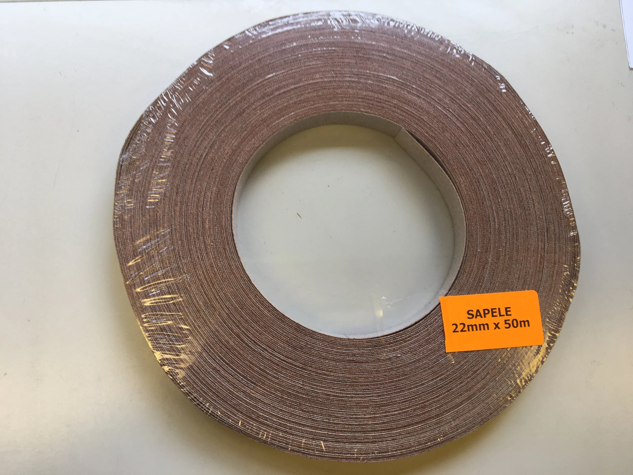 Sapele Edging tape.JPG