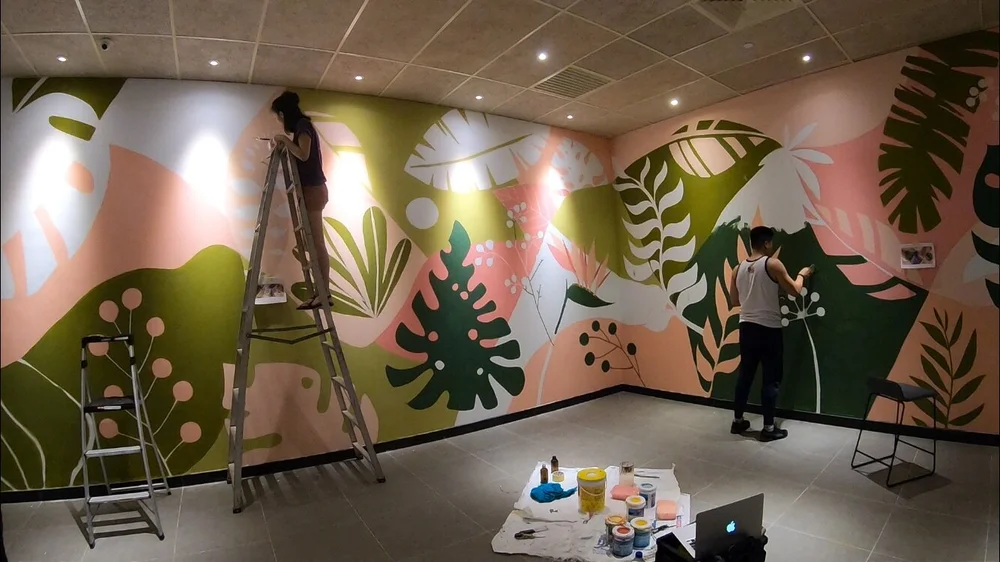 Large Scale Paintings At Residences And Commercial Establishments Cassielelolea