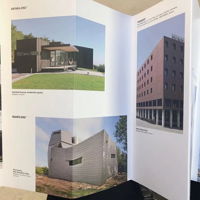 Last week JTA we’re lucky enough to participate in a CPD with the wonderful Jonathan at @vmzinc_us, a great way to find out about the opportunities involved with using rolled zinc in our building projects. Thanks to @ana_francisco_sutherland, @