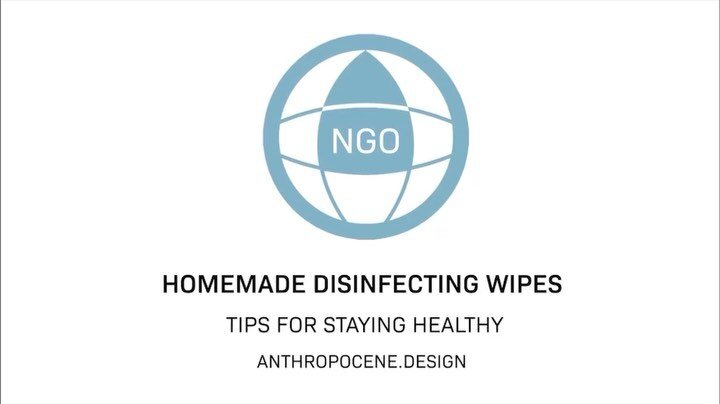 DIY Disinfecting Wipes video from our team at @anthropoceneorg 

As Covid-19 continues to affect the global population around the world, creators around the world has stepped up to solve medical and sanitary supply shortages. Check out our video to l