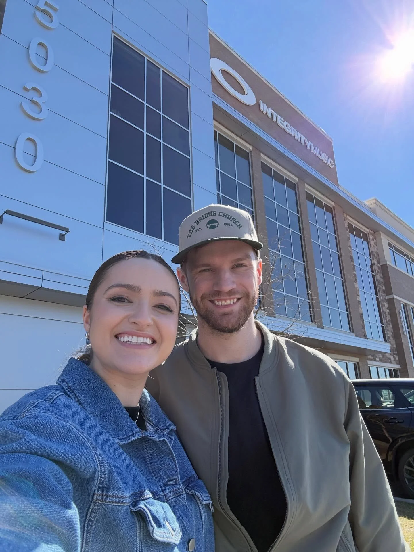 Some little snippets of life lately! (And a song I&rsquo;ve had on repeat)
1: full heart, grateful and excited for the song we finished that day! I forgot to get a picture in the room with our friends so I made Walter selfie it with me in the parking
