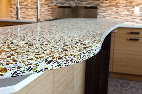 Recycled Glass Moonlight Tile Stone