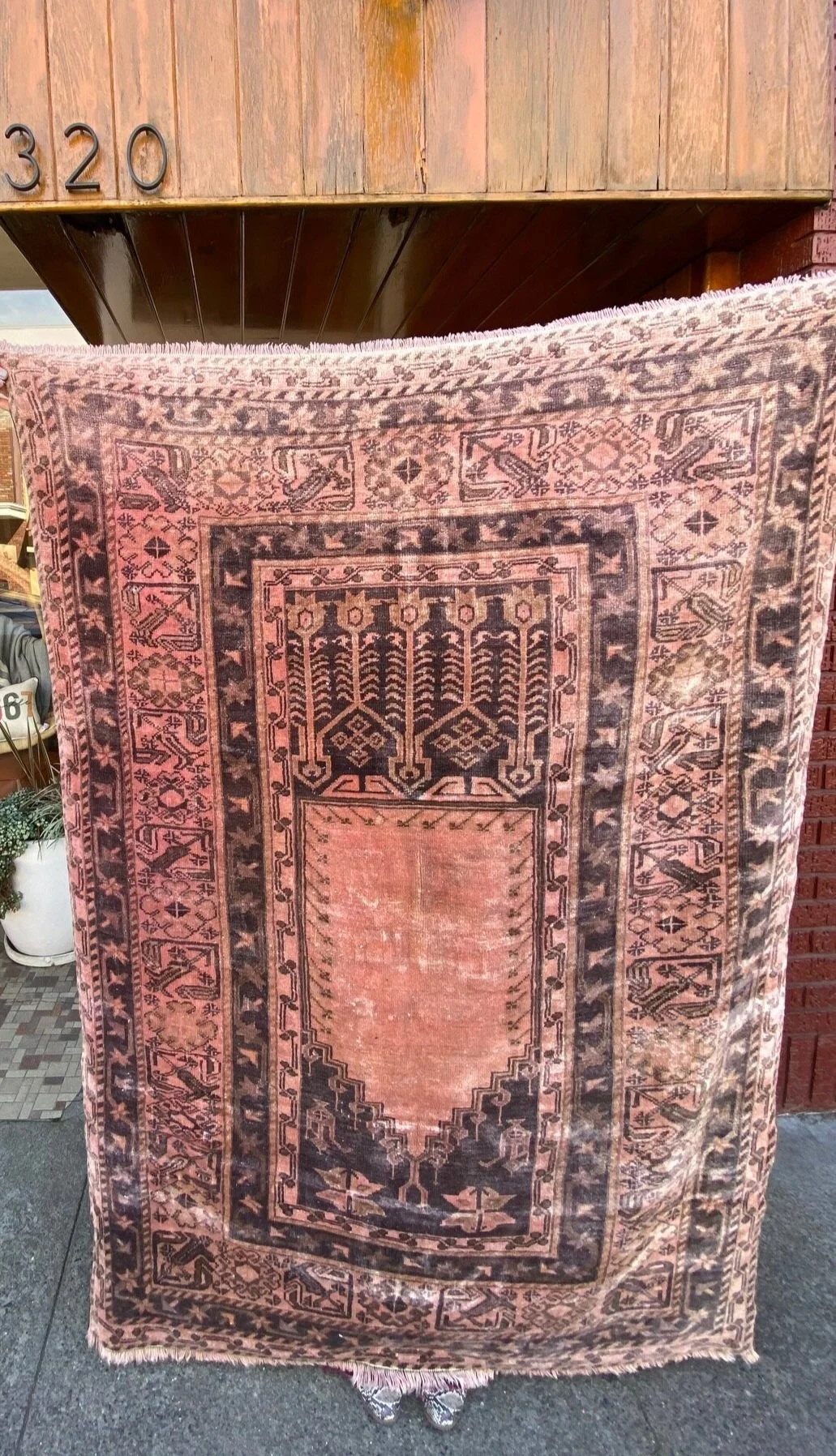 10. And saving the best for last— this Angora rug is 100% wool but looks like silk! This rug is any woman’s dream, amirite? Beautiful shades of blush + deep purple have us drooling over here. This is the only one like this we have and I’m giving you…