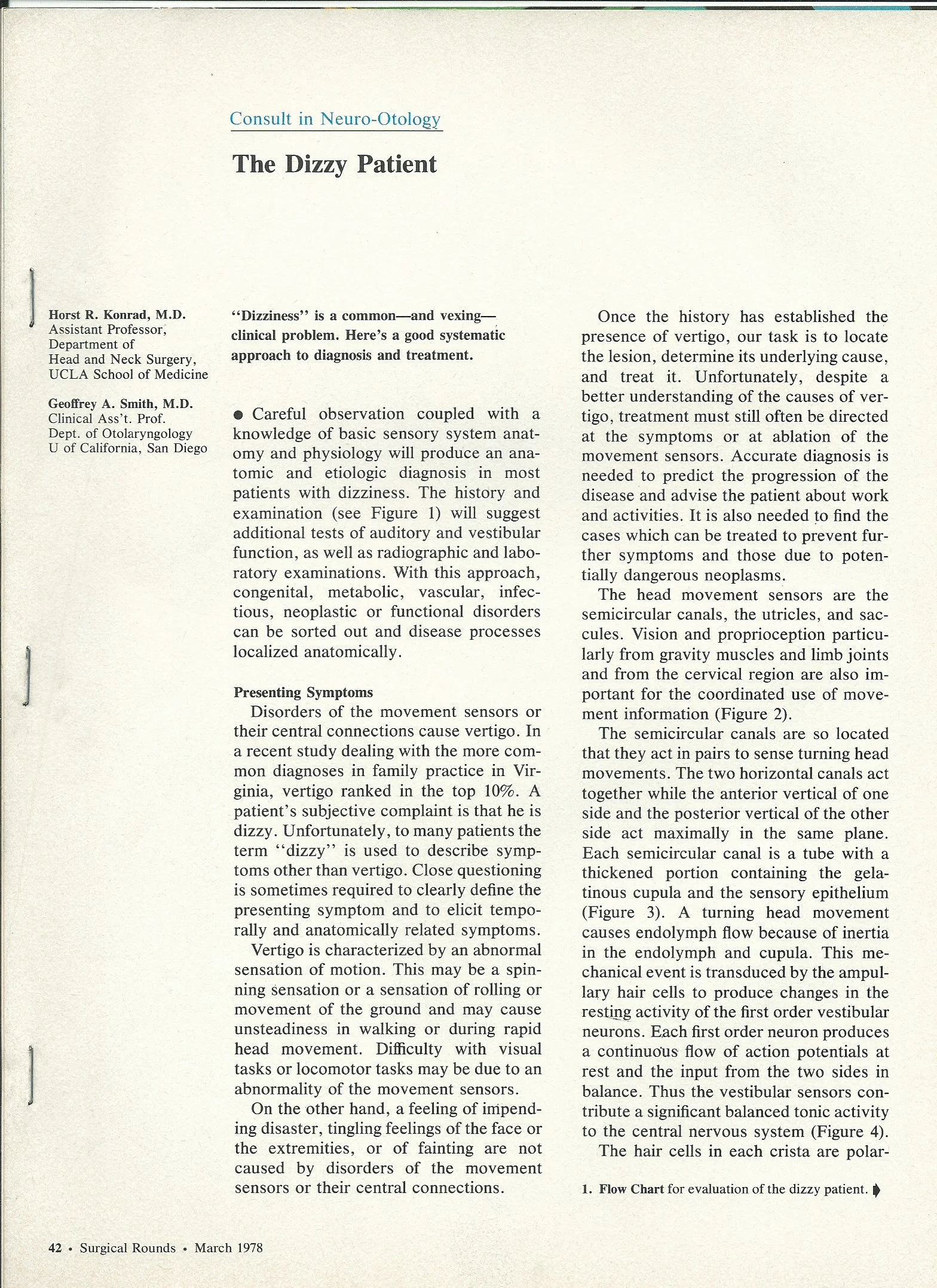 The Dizzy Patient  – consult in Neuro-Otology